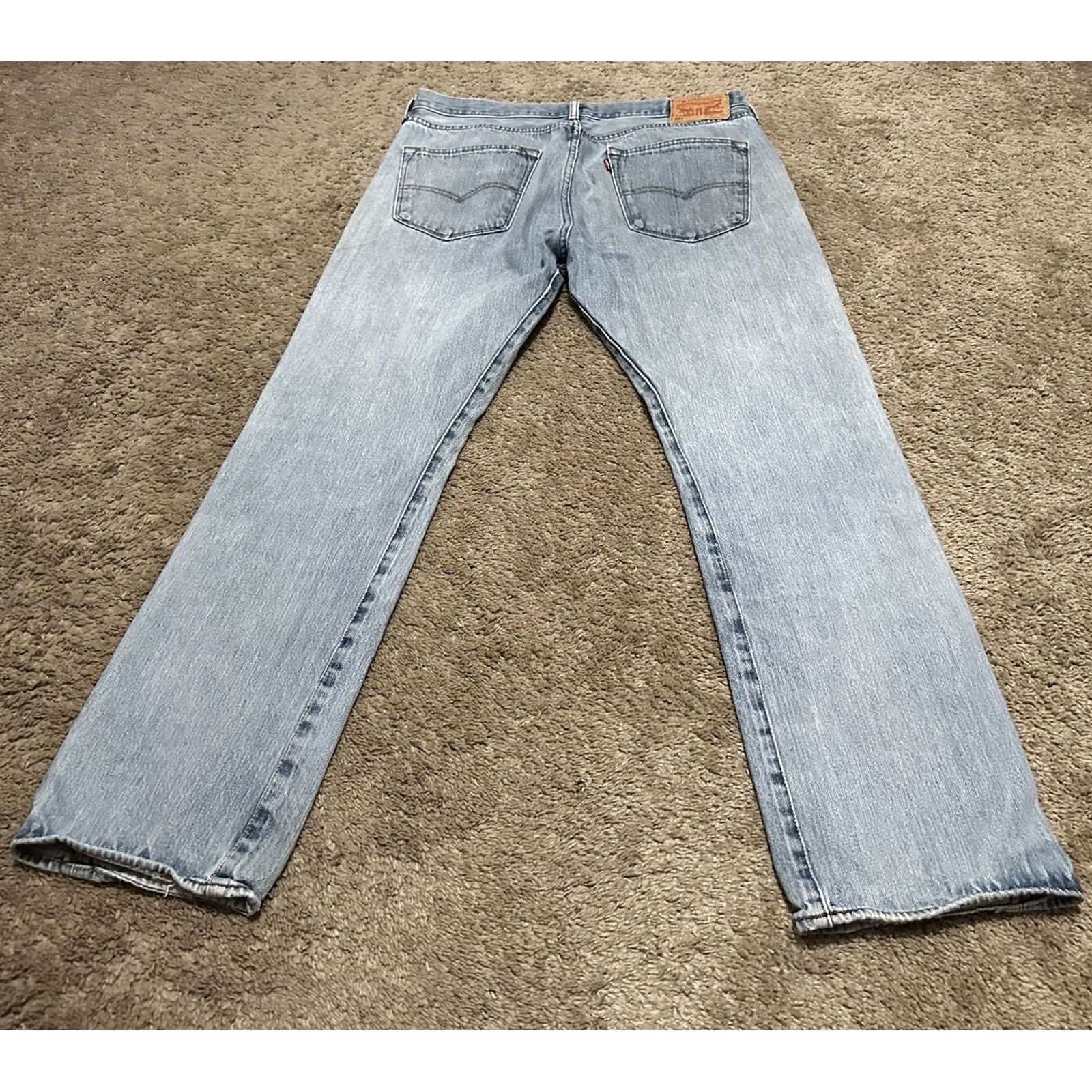 Levi's Levi's 501 Jeans 36x32 Denim Buttonfly Straight Leg Original Fit Blue 36 Regular Men Jeans 501 Straight Jeans Cowboy USA Denim Leather? Size US 36 / EU 52 - 5 Thumbnail