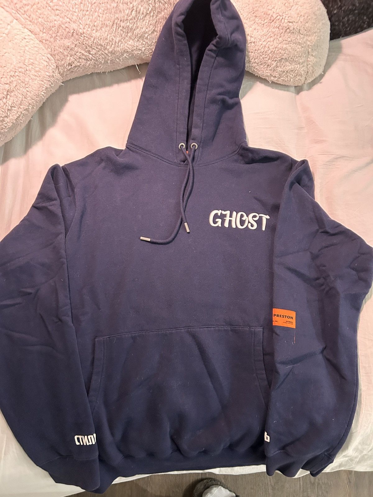 Heron Preston Ghost Hoodie Grailed