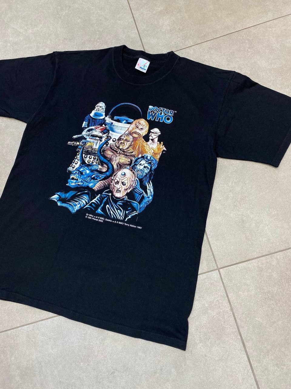 Sci-Fi Fantasy Vintage Doctor Who 2002 10th Planet BBC Promo T-Shirt Size US L / EU 52-54 / 3 - 5 Thumbnail
