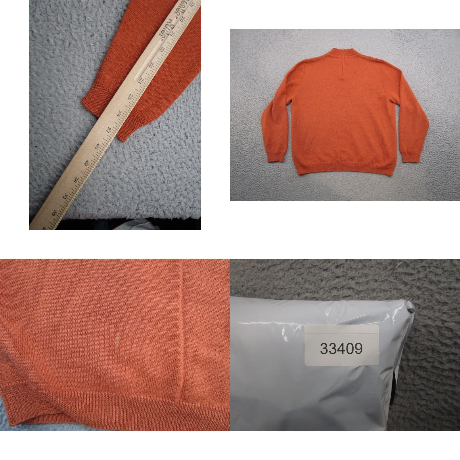 Vintage VTG Alfred Dunner Embroidered Wool Blend Pullover Sweater Women M Orange Size M / US 6-8 / IT 42-44 - 8 Thumbnail