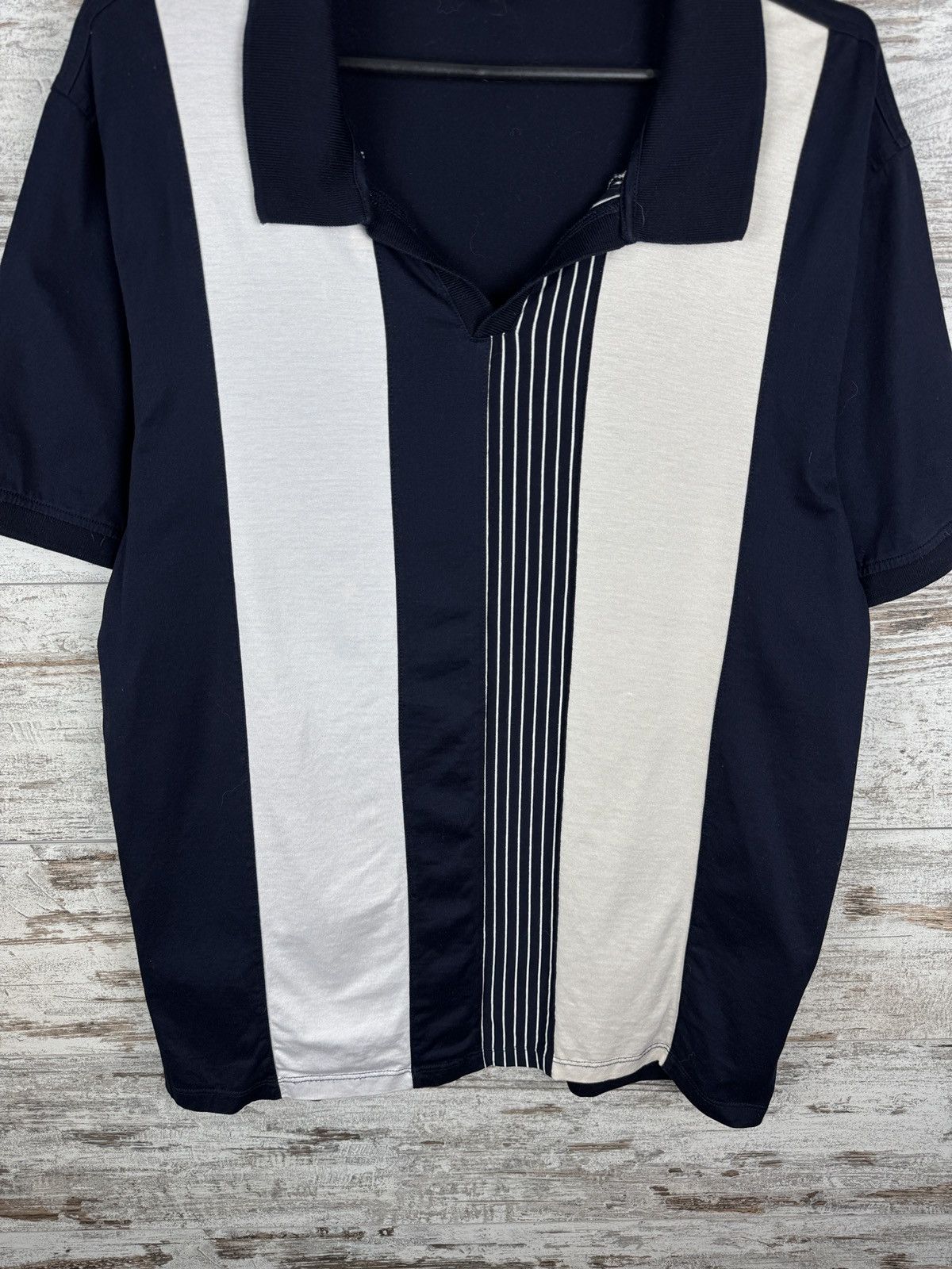 Reiss Mens Reiss polos luxury navy T-shirt tee Egyptian cotton Size US XL / EU 56 / 4 - 4 Thumbnail