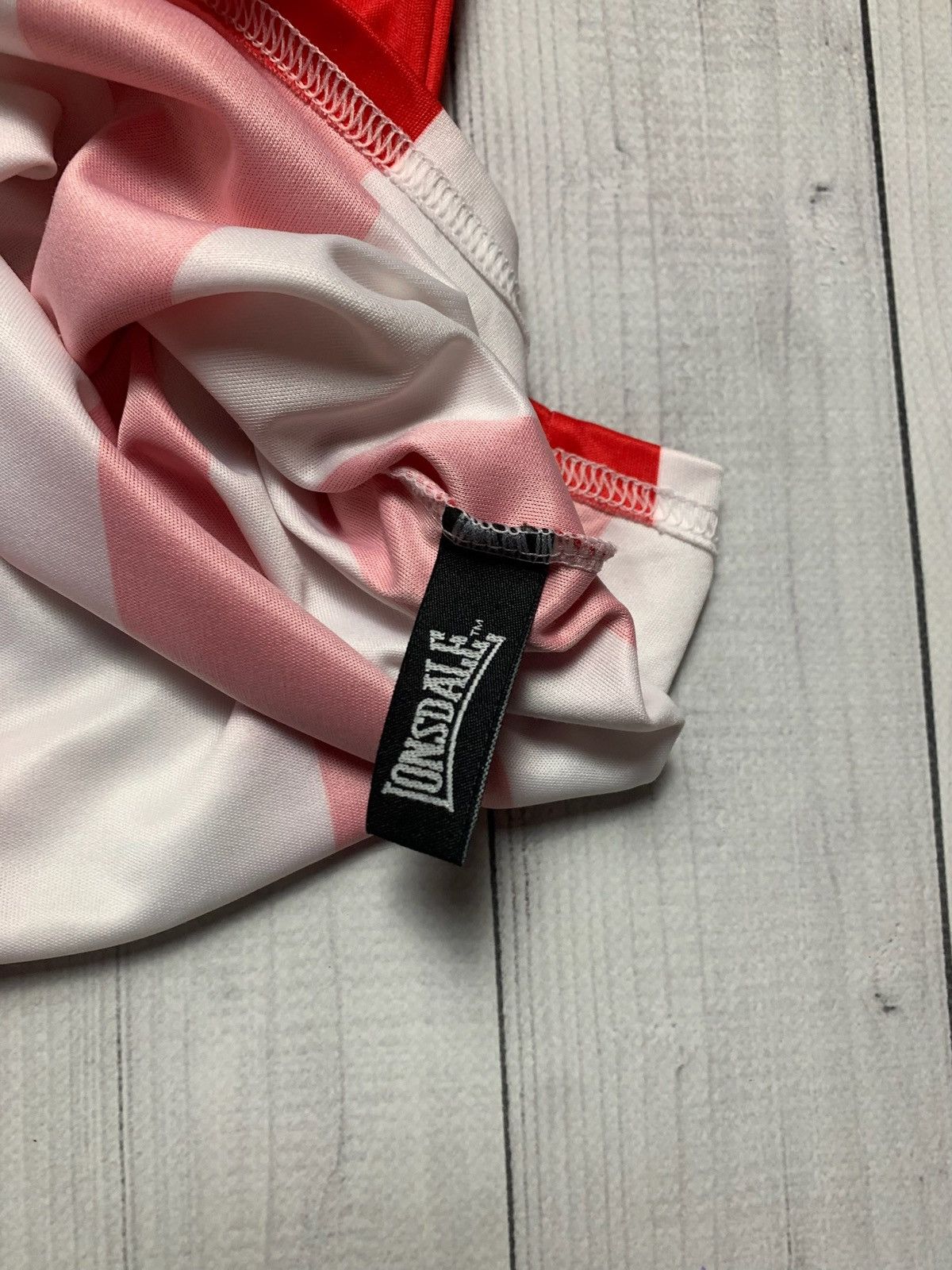 Lonsdale × Vintage Vintage Londsdale Sunderland soccer jersey size L striped Size US L / EU 52-54 / 3 - 5 Thumbnail