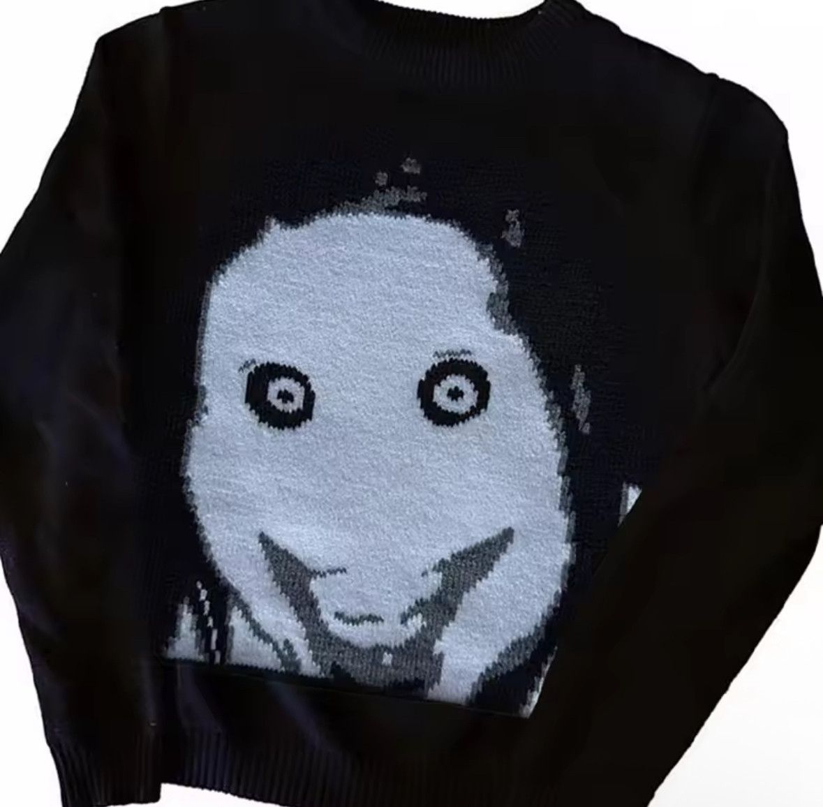 Other Gothic Y2K Anime Jacquard Pullover Knit Oversized Sweater Size US L / EU 52-54 / 3 - 3 Thumbnail