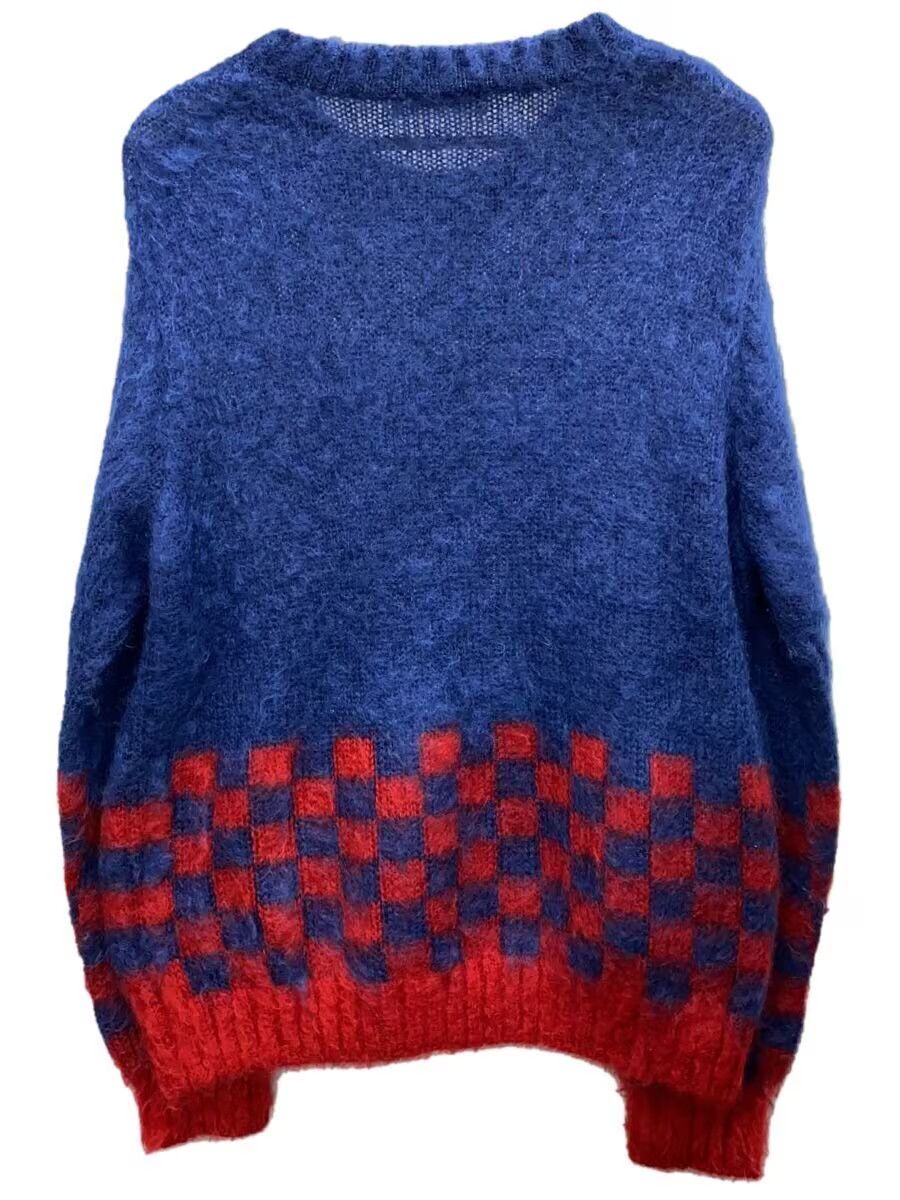 Undercover Checkered Mohair Knit Sweater Size US L / EU 52-54 / 3 - 2 Thumbnail