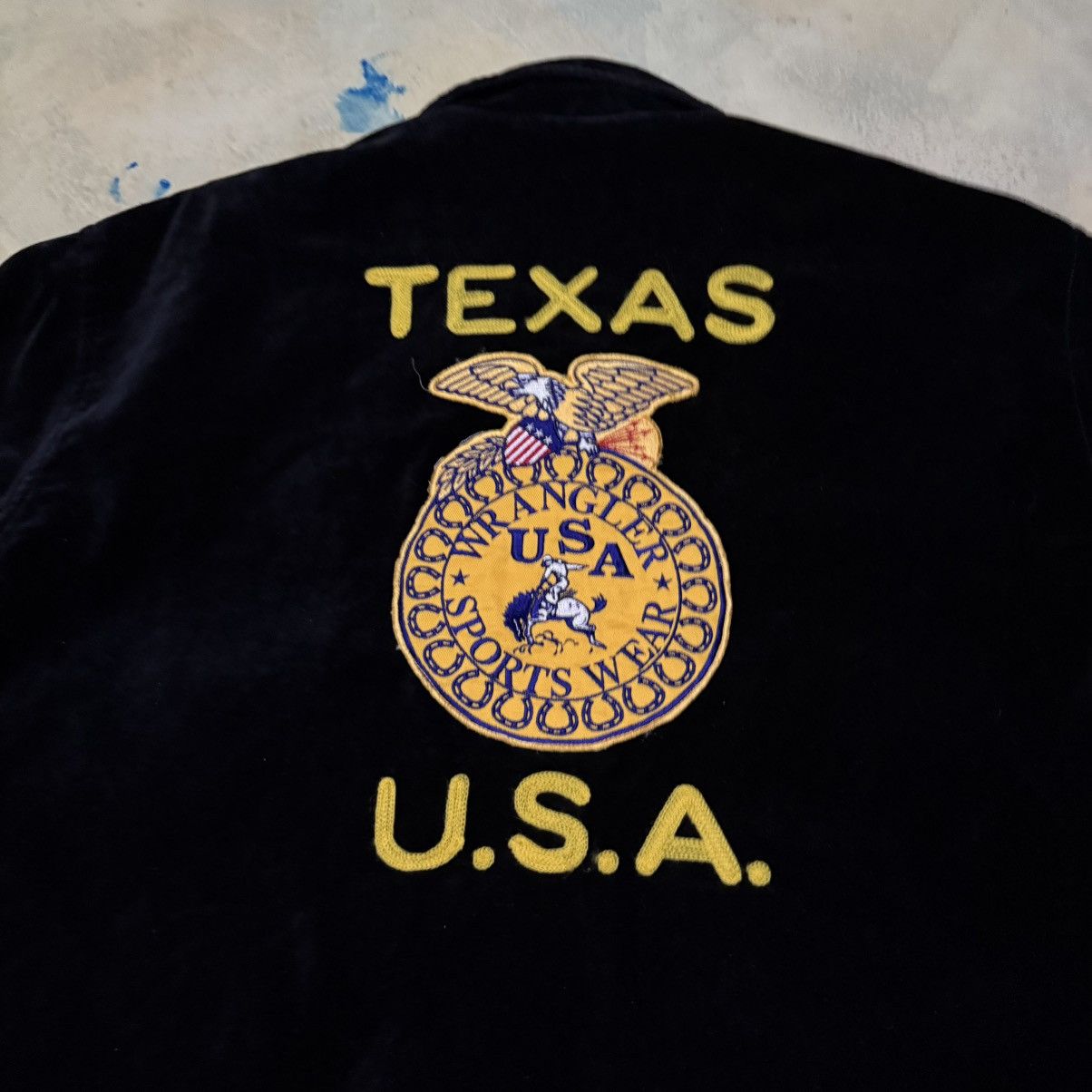Wrangler Vintage Wrangler FFA Style Jacket Big Logo Size L Size US L / EU 52-54 / 3 - 13 Thumbnail