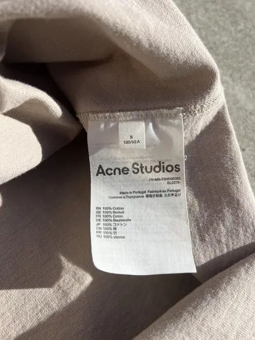 Acne Studios Acne Studios Stamp Logo T Shirt Size US S / EU 44-46 / 1 - 4 Thumbnail