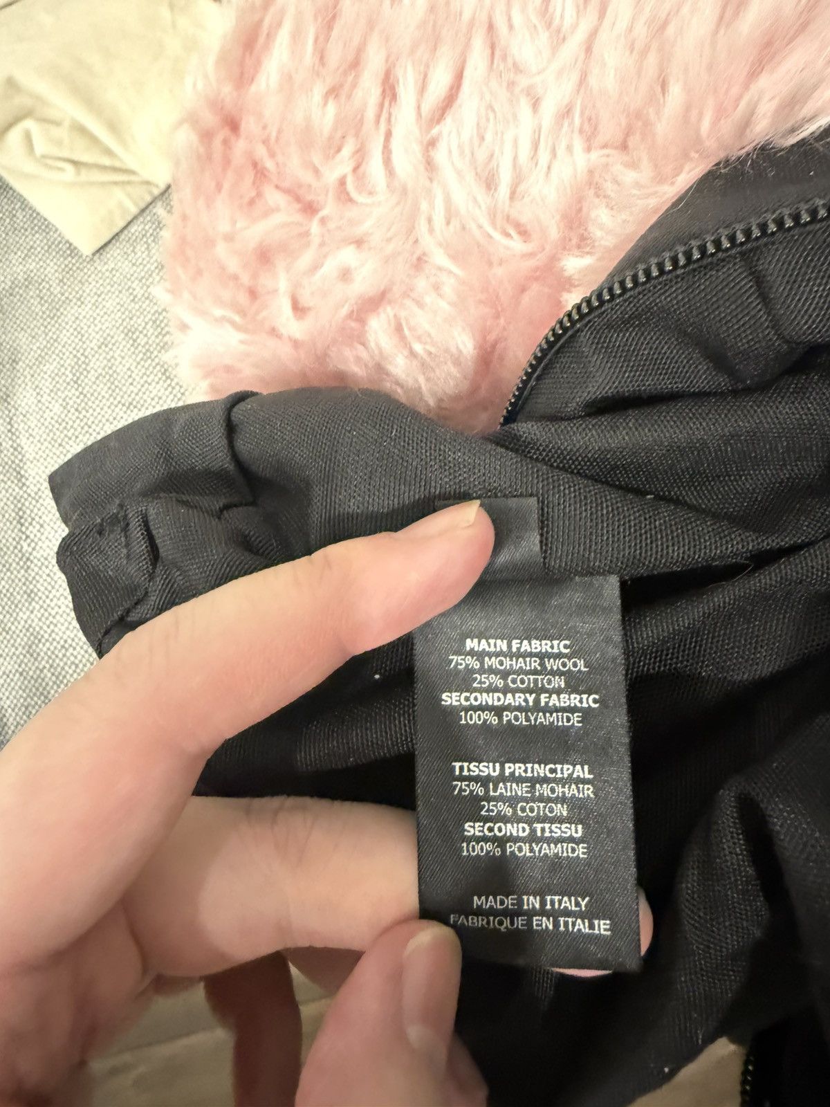 Vetements Vetements 19FW Pink Mohair Anarchy Backpack Size ONE SIZE - 9 Thumbnail