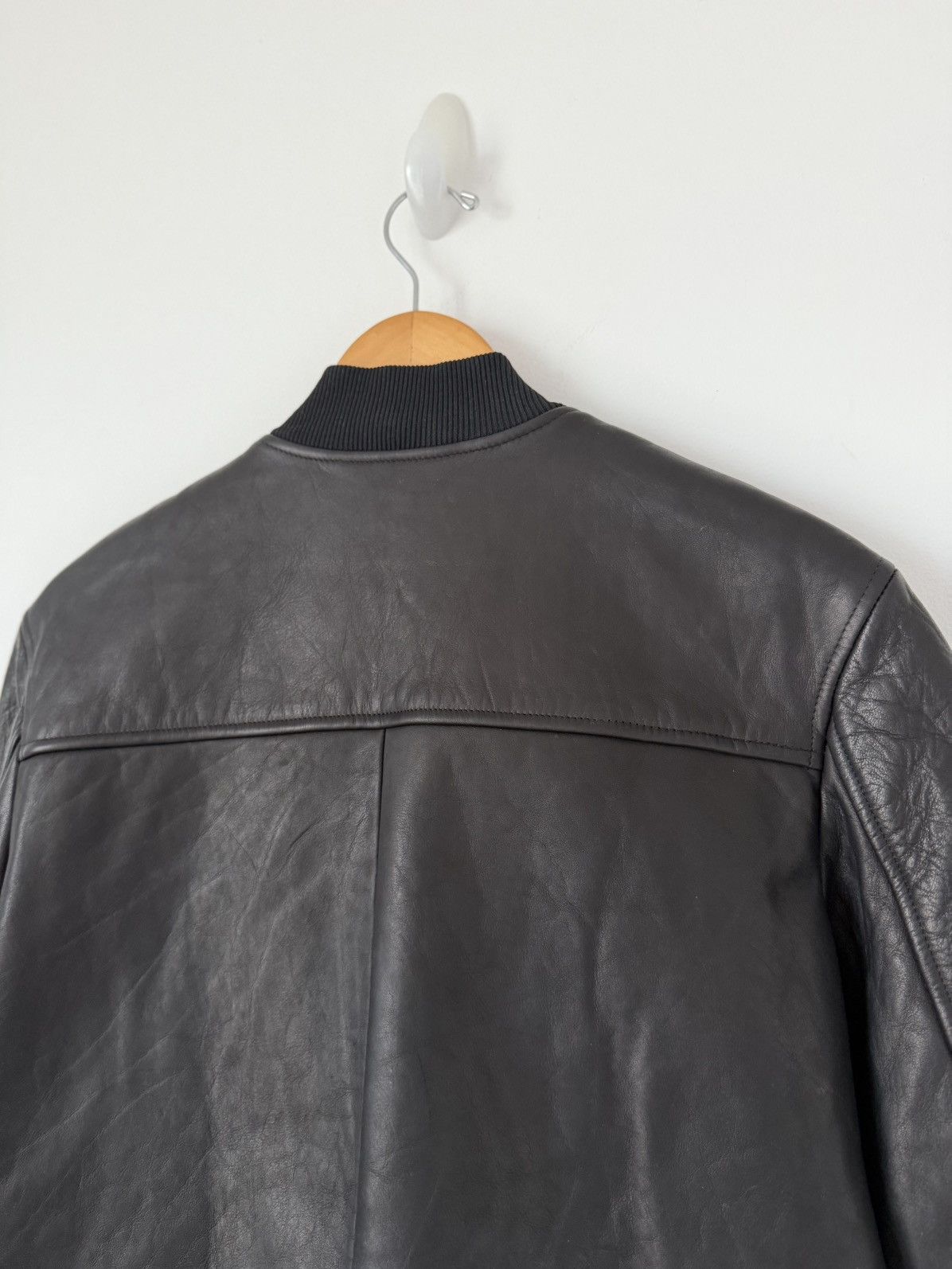 Alexander Wang Alexander Wang Heavy Leather Sample Bomber Jacket Archive M Size US L / EU 52-54 / 3 - 11 Thumbnail