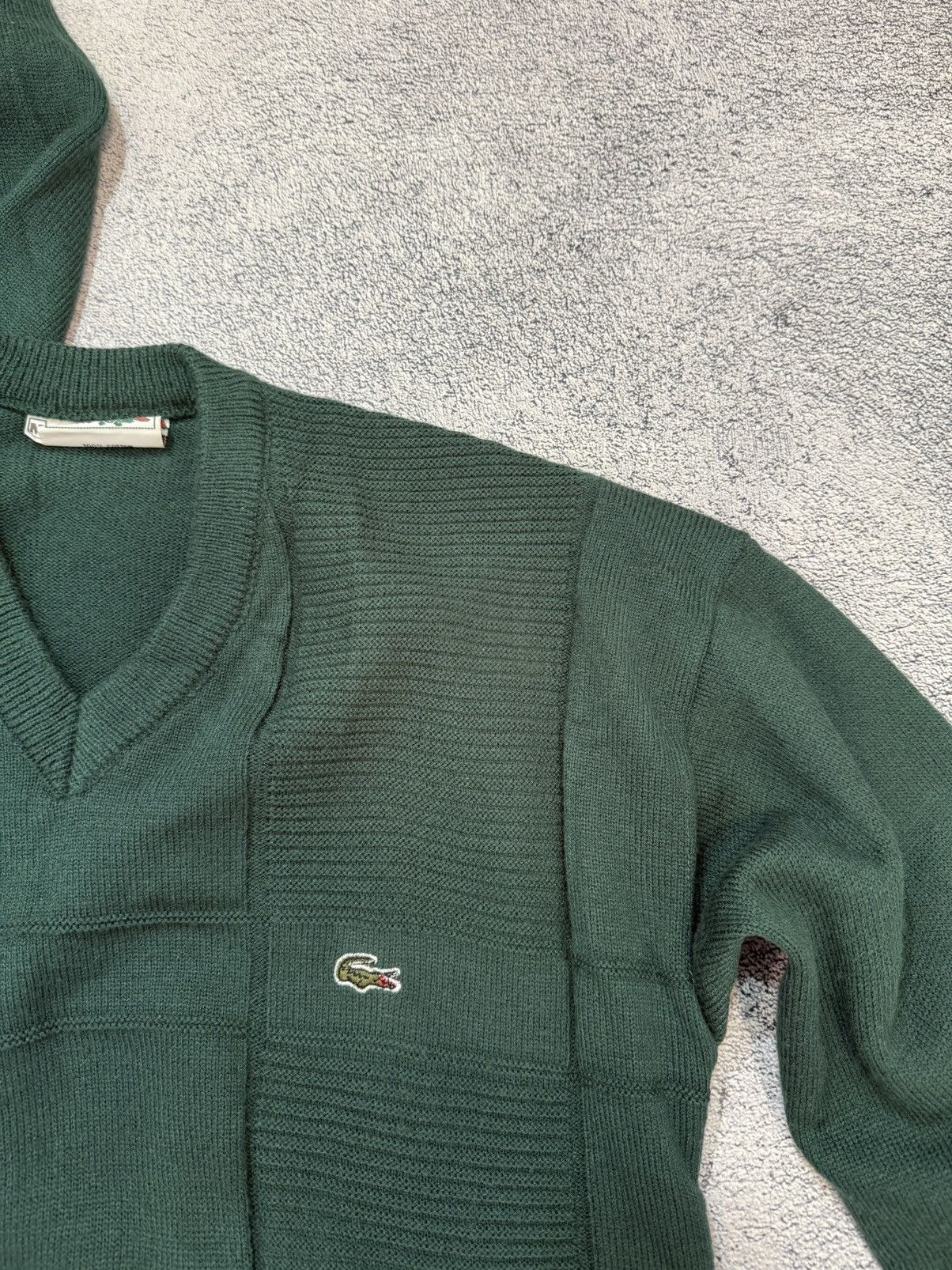 Lacoste Lacoste Chemise Vintage Green Sweater M Made in France Logo Size US M / EU 48-50 / 2 - 13 Thumbnail