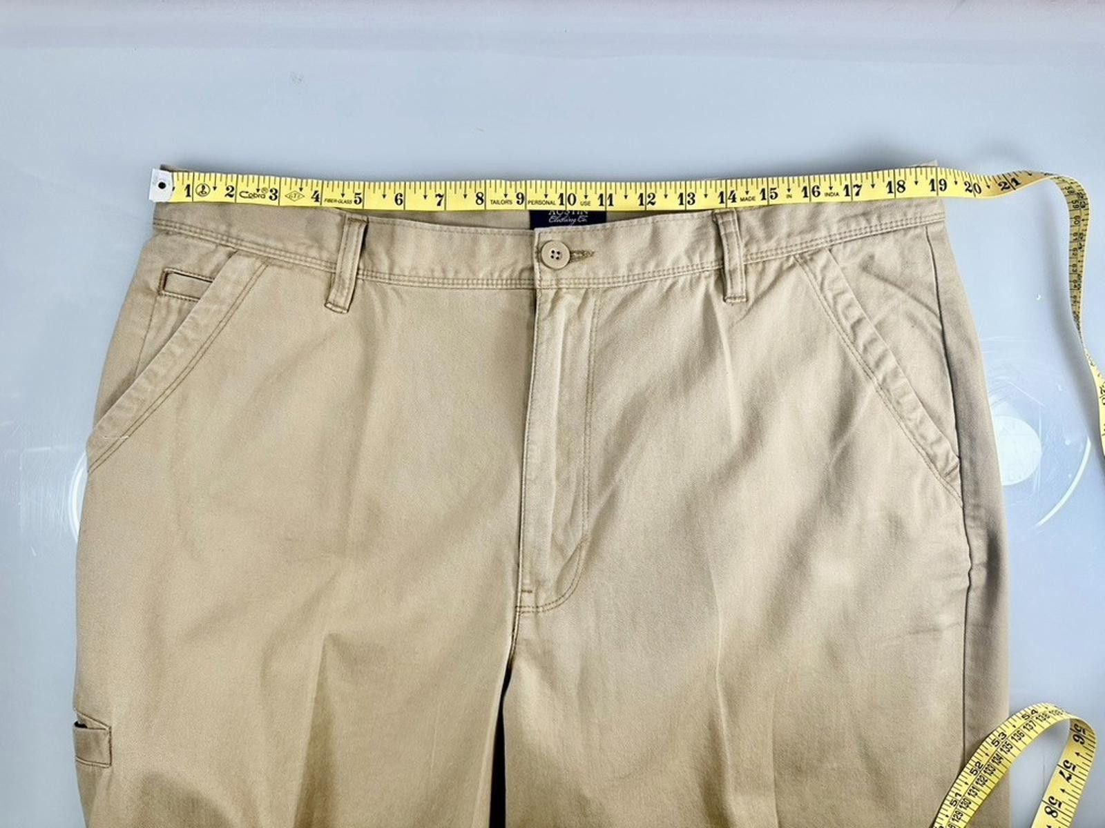 Designer Austin Clothing Co Men's 38/30 Brown Straight Leg Chinos Size US 38 / EU 54 - 3 Thumbnail