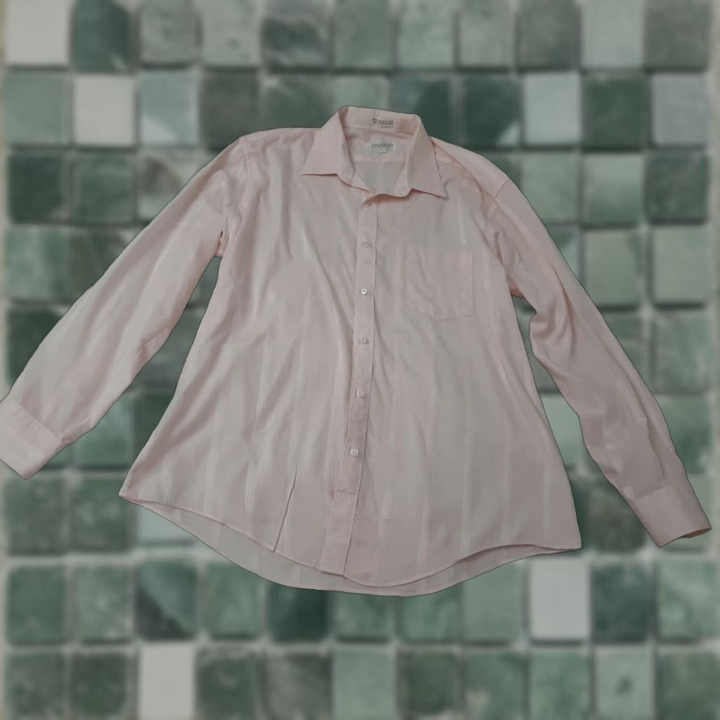 Pinko VINTAGE Christopher Street pink button down shirt relaxed fit 17 34/35 stain sale Men's Shirt Size US XL / EU 56 / 4 - 1 Thumbnail