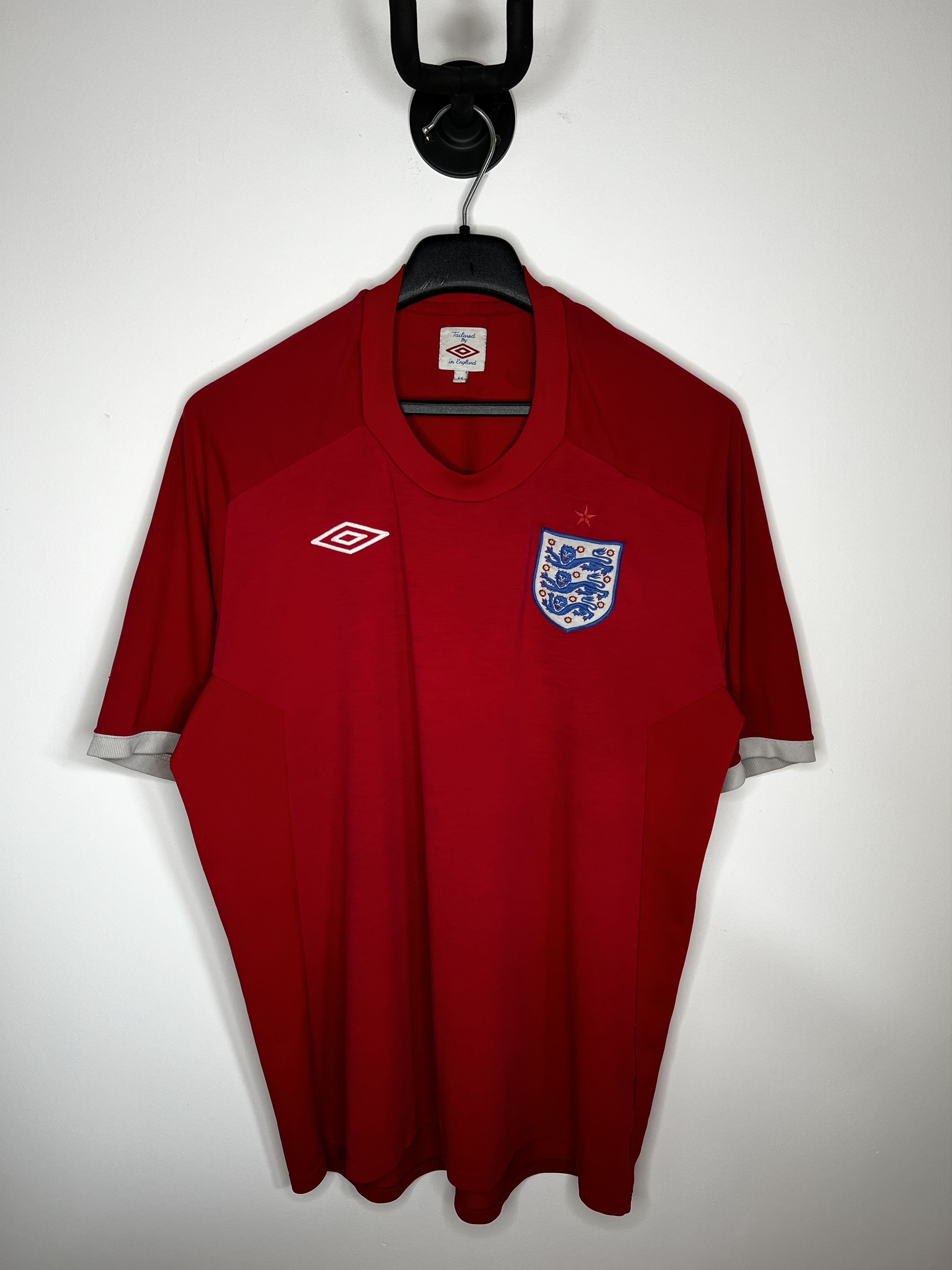 Umbro ENGLAND TEAM 2010 2012 AWAY FOOTBALL SHIRT SOCCER JERSEY Size US XL / EU 56 / 4 - 1 Thumbnail