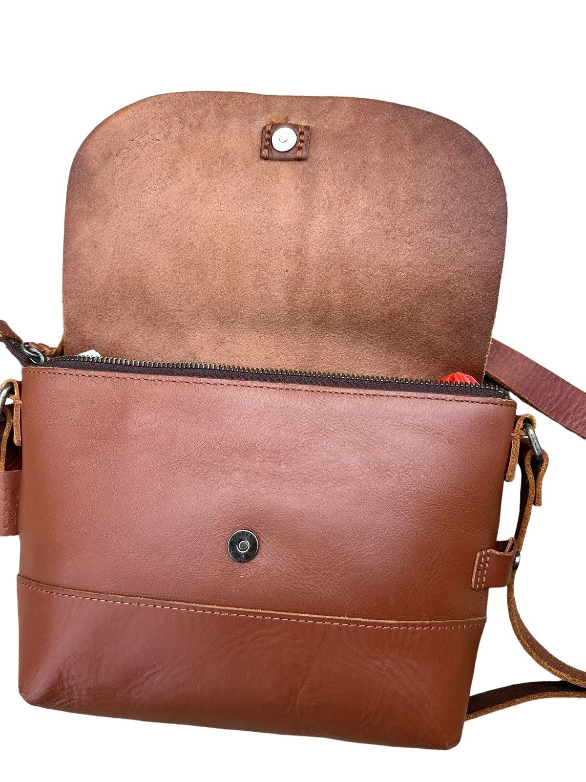 Leather Vintage H1203 Mano Fece Japan Leather Bag Size ONE SIZE - 18 Thumbnail