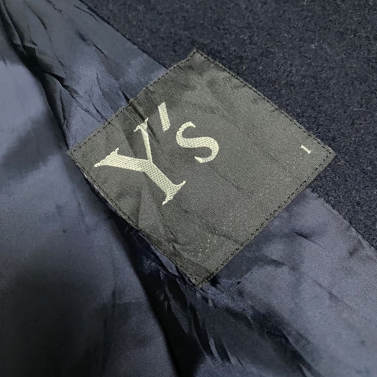 Japanese Brand × Y's × Yohji Yamamoto RUN AWAY Y's Yohji Yamamoto melton wool flare oversized coat Size US M / EU 48-50 / 2 - 13 Thumbnail
