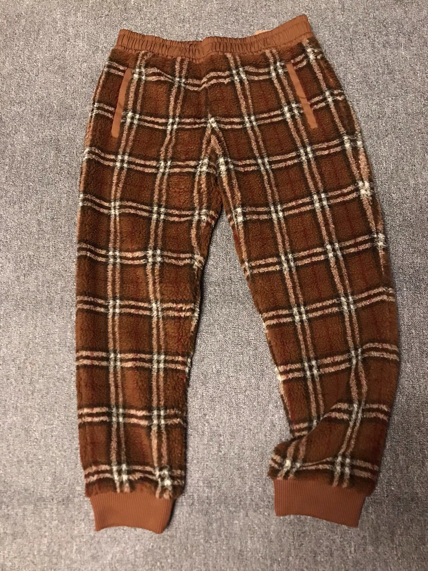 Burberry Burberry Teddy Birch Brown Check L Pants New Size US 34 / EU 50 - 1 Thumbnail