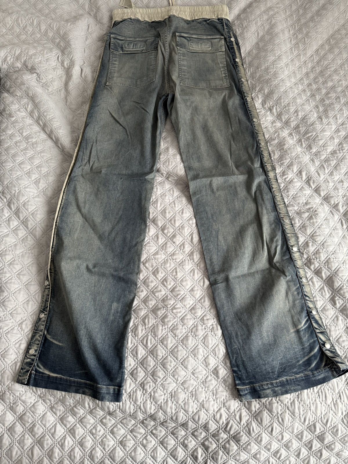Rick Owens × Rick Owens Drkshdw Rick Owens Pusher Hustler Button Pants Size US 36 / EU 52 - 2 Thumbnail