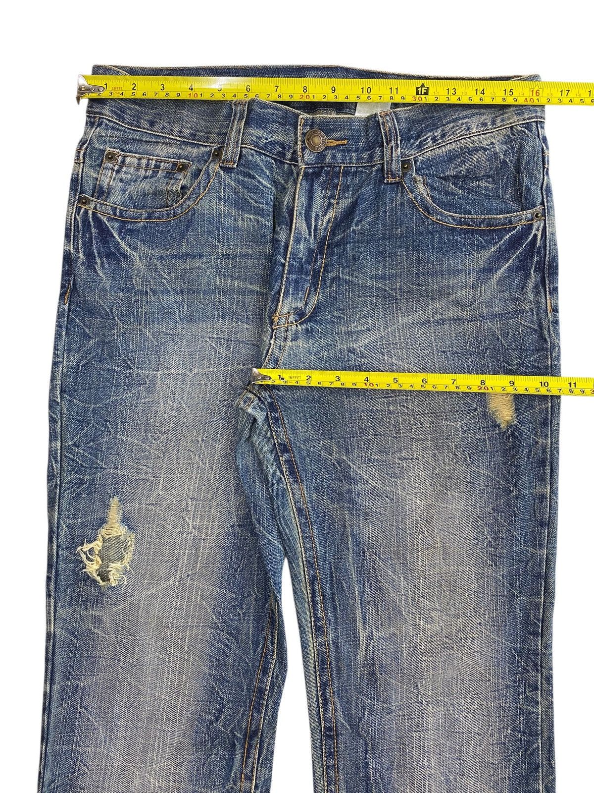 Japanese Brand Japanese Brand Thunder Faded Wash Style Loose Jeans Size US 32 / EU 48 - 5 Thumbnail