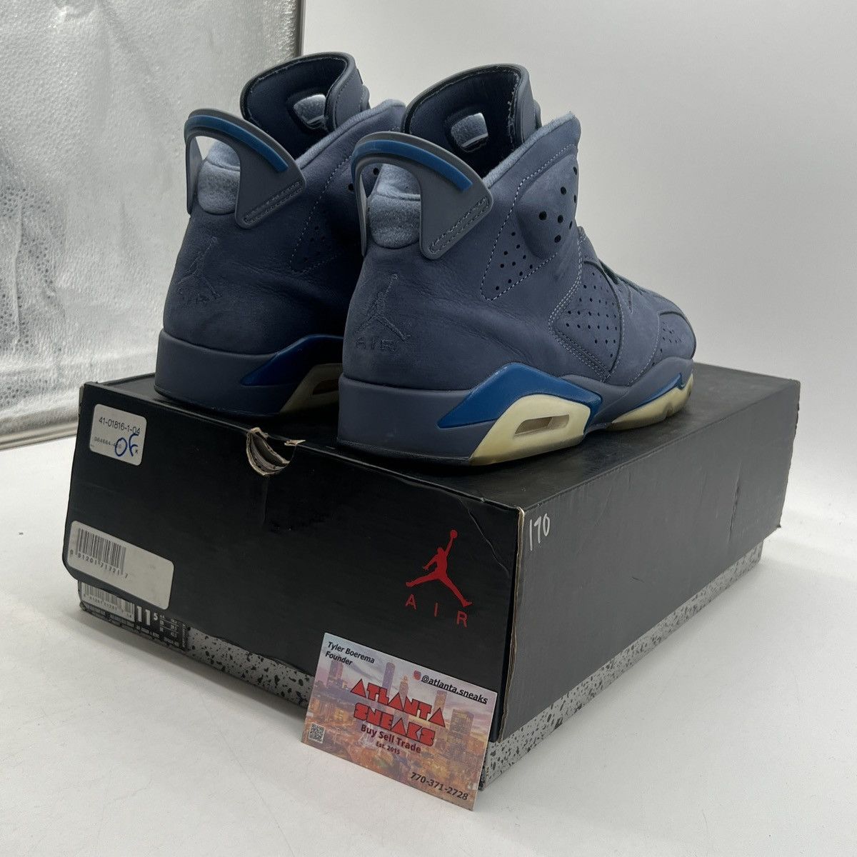 Jordan Brand Air Jordan 6 diffused blue Size US 11.5 / EU 44-45 - 5 Thumbnail
