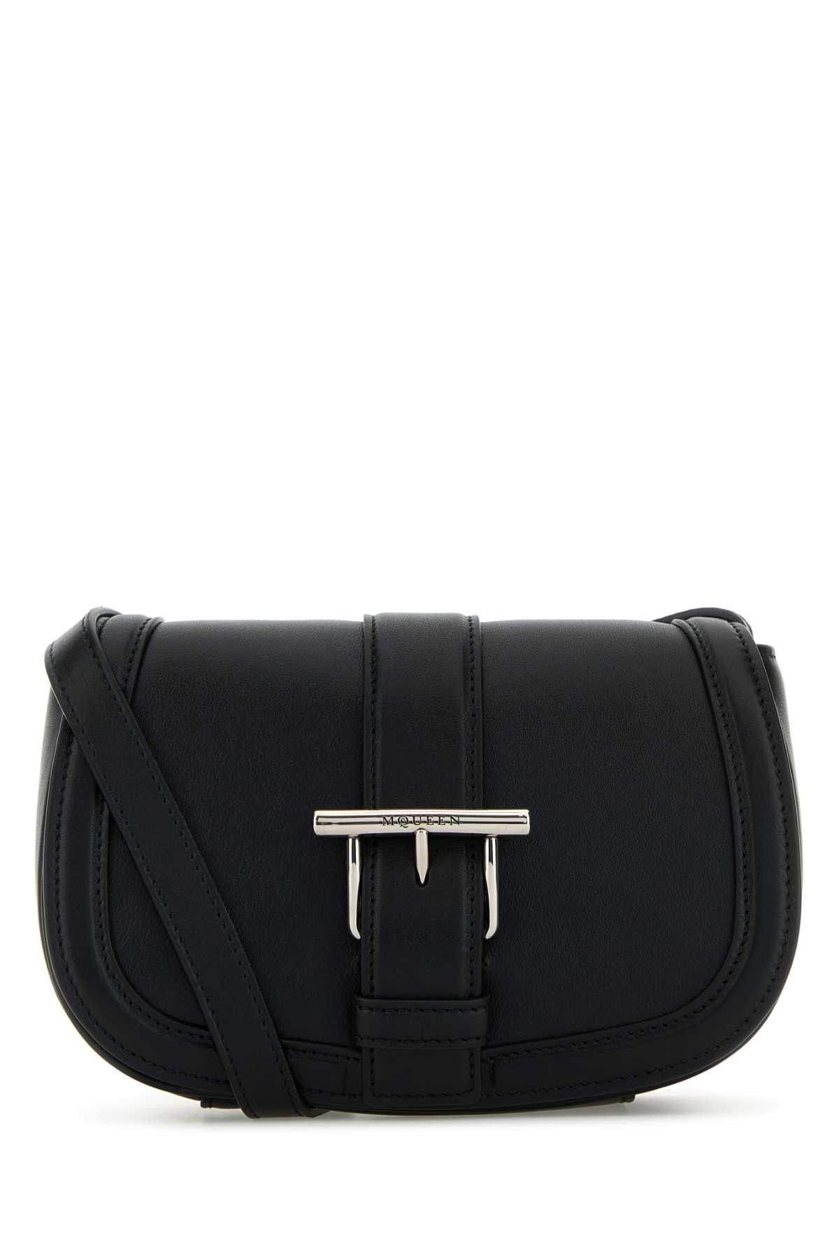 Alexander McQueen Black Leather Mini Satchel Crossbody Bag Size ONE SIZE - 1 Thumbnail