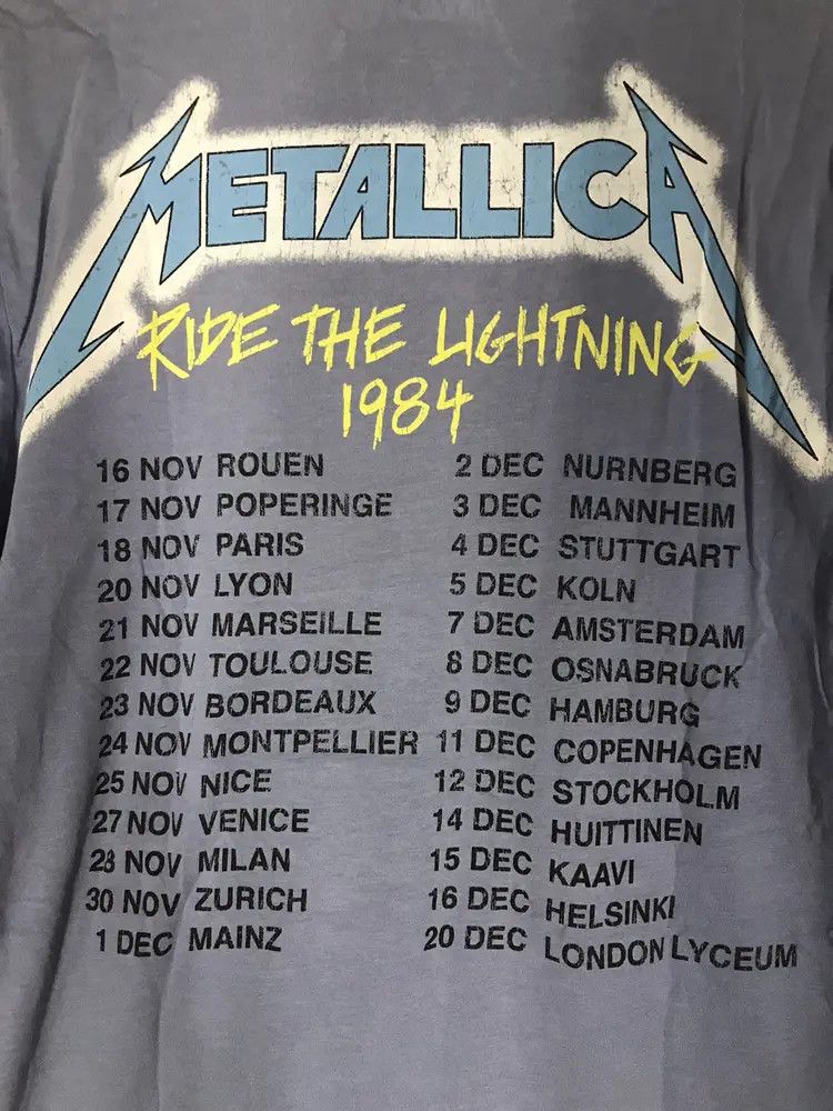 Metallica GU x Metallica Band Tshirts Size US S / EU 44-46 / 1 - 4 Thumbnail