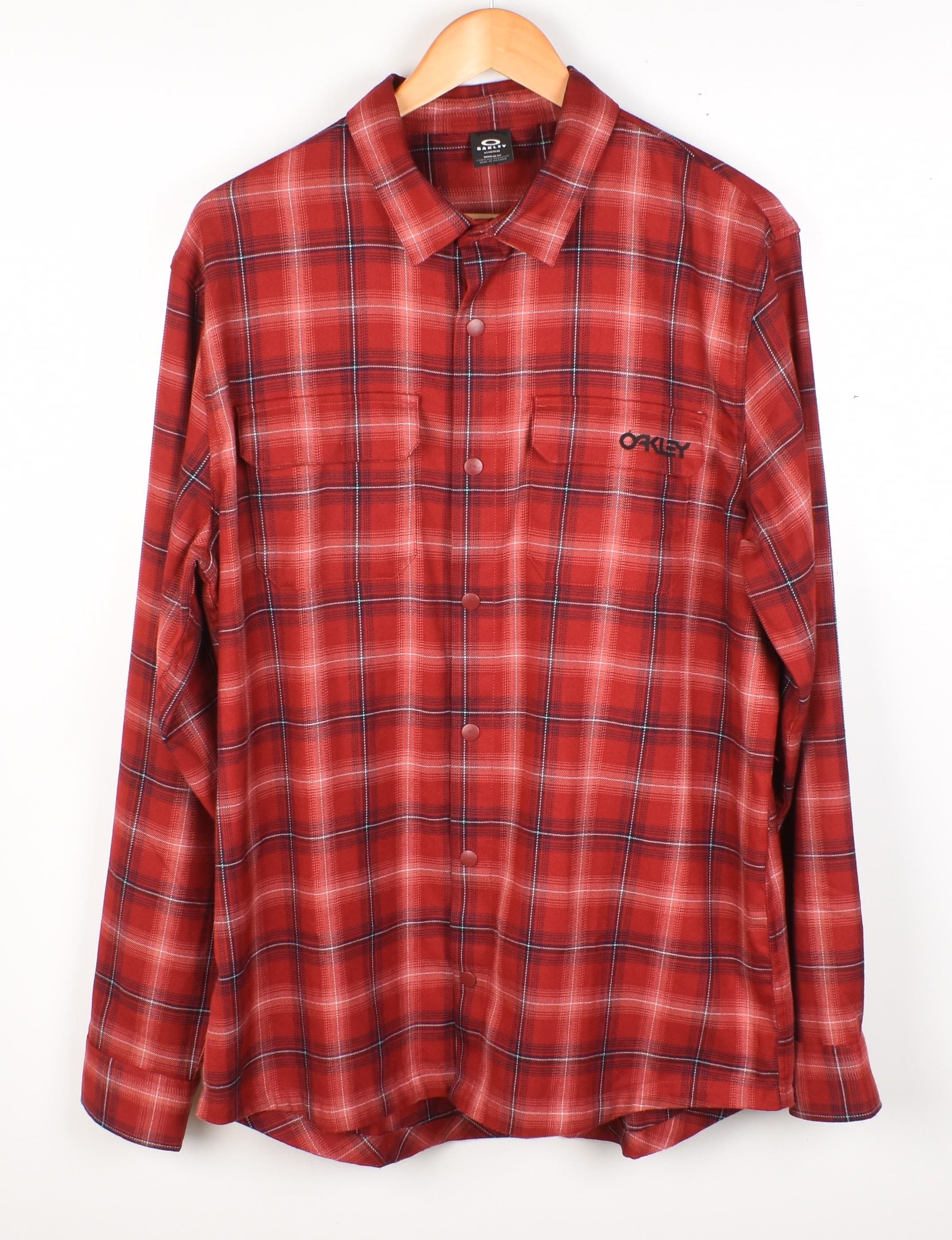 Oakley Oakley Hydrolix Regular Fit Flannel Men Shirt Size L Size US M / EU 48-50 / 2 - 1 Thumbnail
