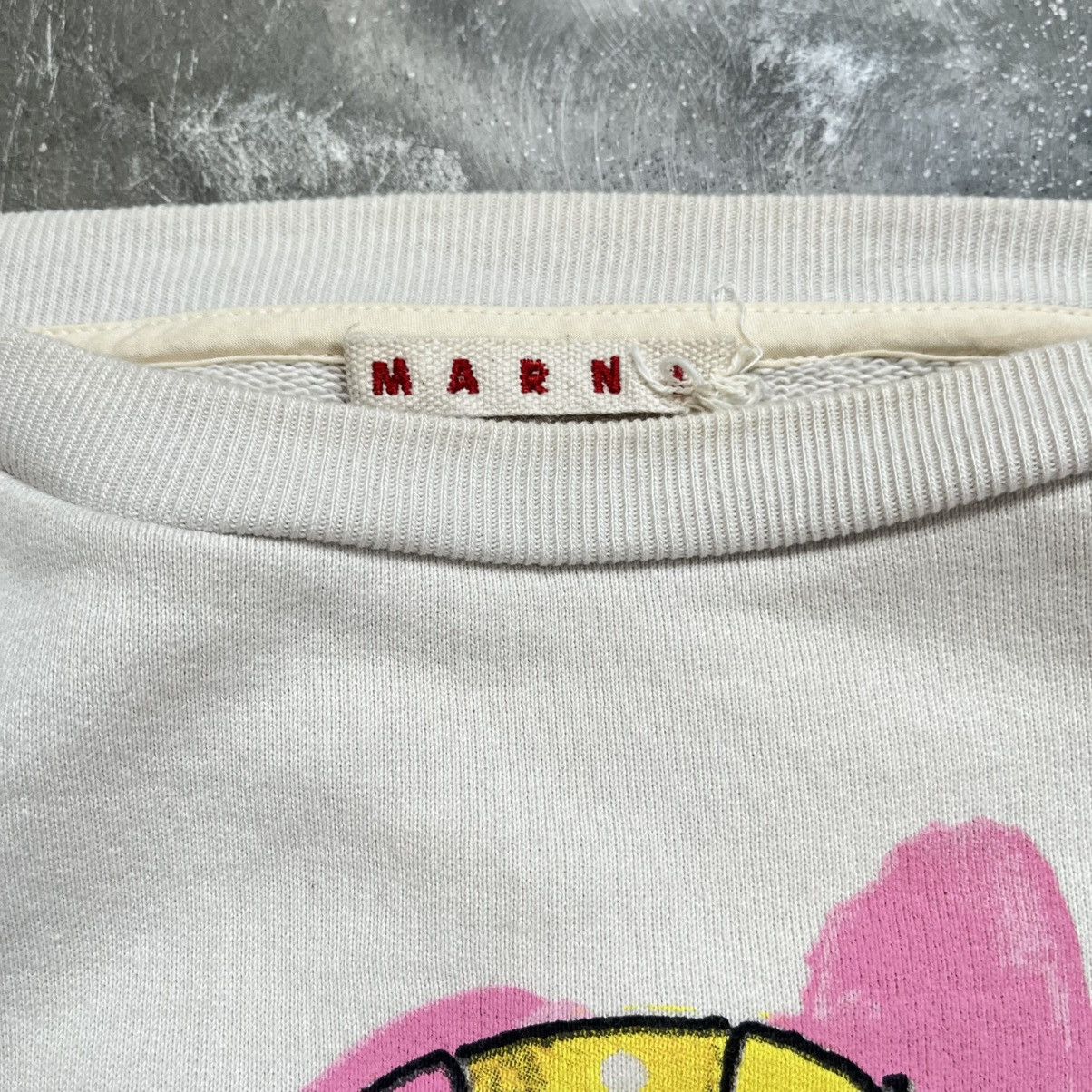 Marni SS/19 Marni Pig Crop Sweatshirt Size M / US 6-8 / IT 42-44 - 7 Thumbnail