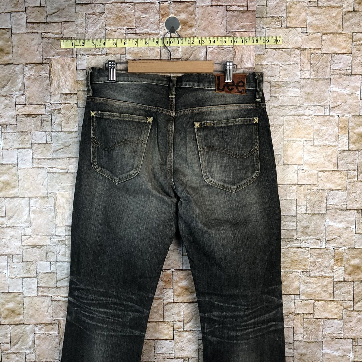 Japanese Brand Lee vintage faded Black Denim Pants #A1003 Size US 31 - 13 Thumbnail