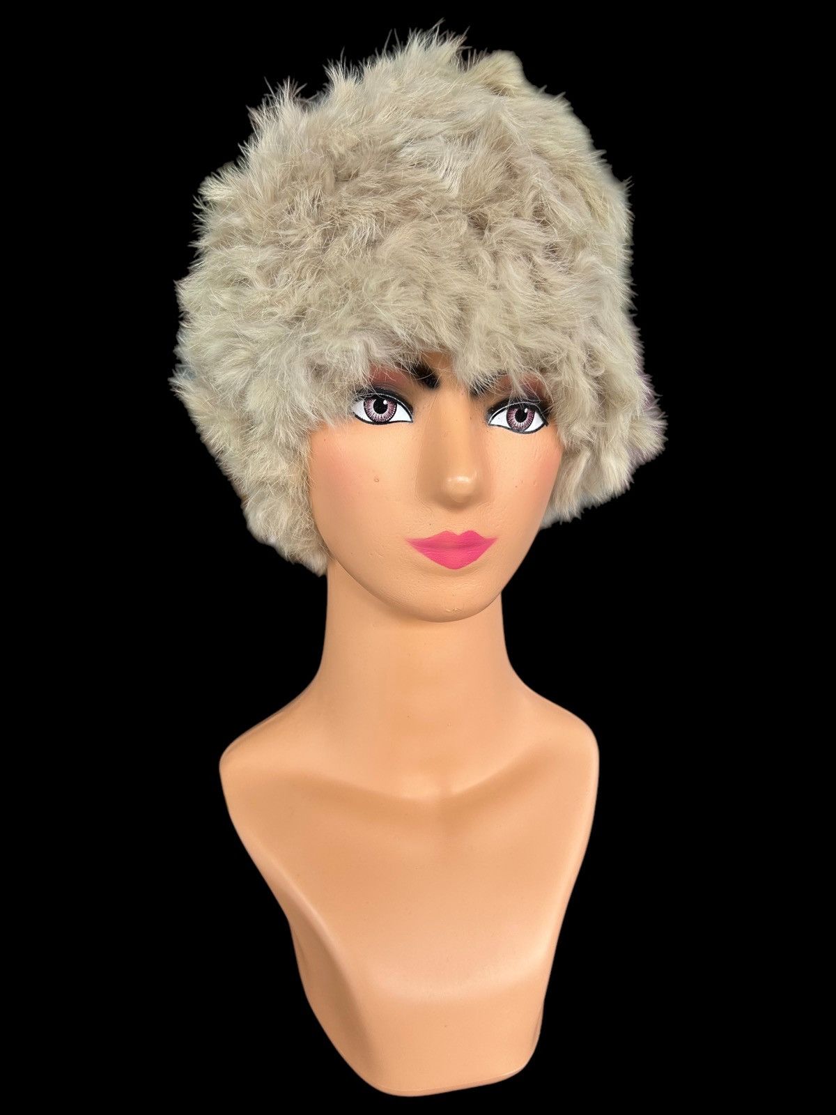 Japanese Brand × Kapital × Vintage Japanese Style Hairy Fur Distressed Beanie Hats Size ONE SIZE - 2 Thumbnail