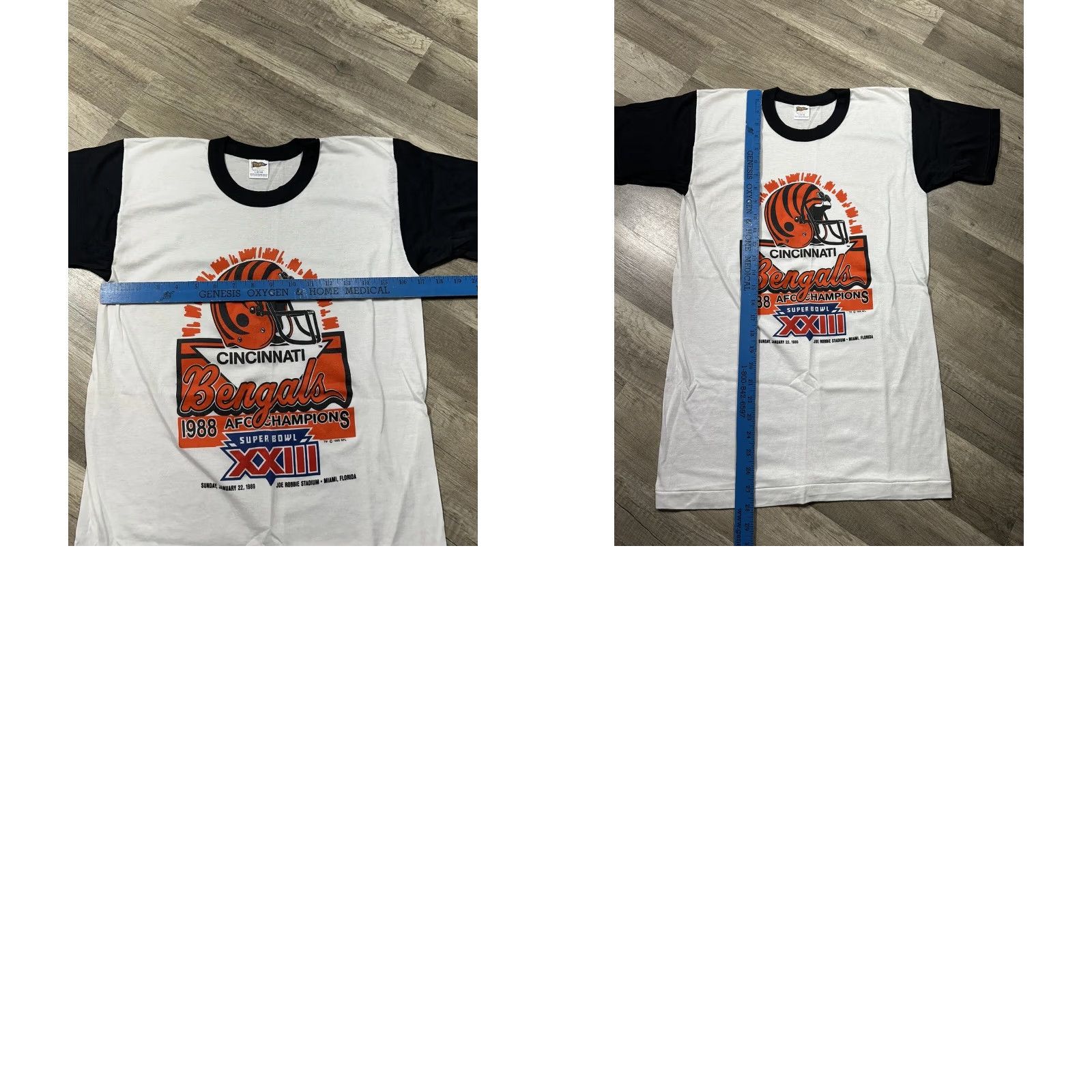Vintage VINTAGE Cincinnati Bengals T-Shirt Adult L White Size US L / EU 52-54 / 3 - 9 Thumbnail