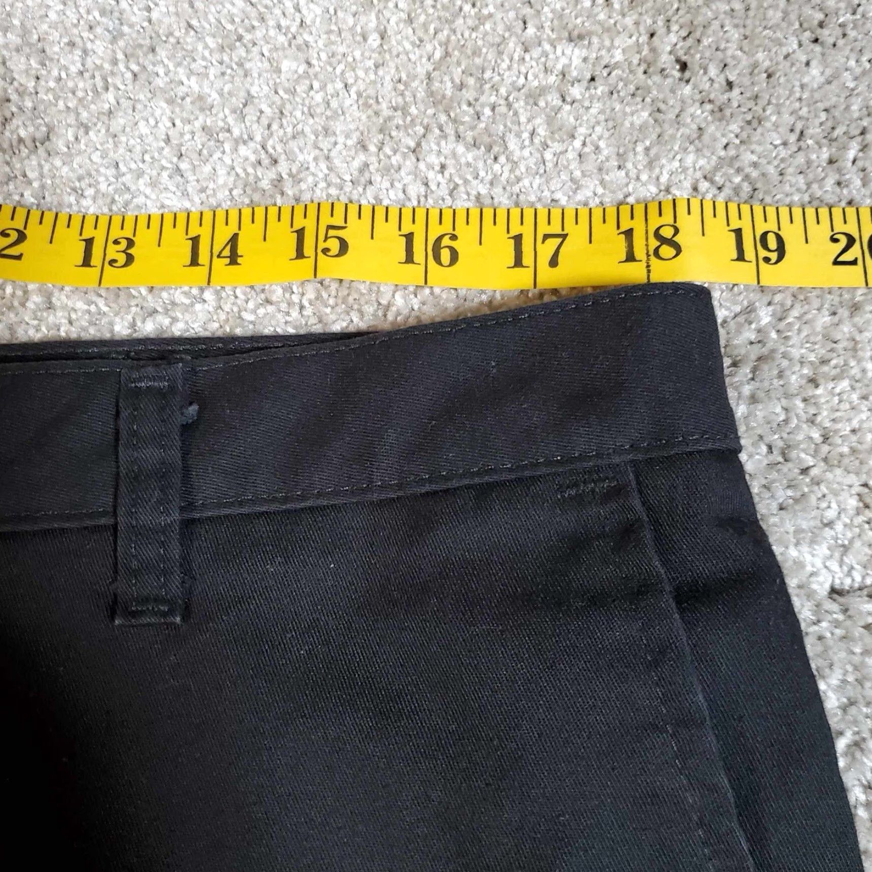 Lee VINTAGE Lee Total Freedom Classic Fit Straight Khaki Pants Men's 36x28 Black Flat Front Size US 36 / EU 52 - 4 Thumbnail