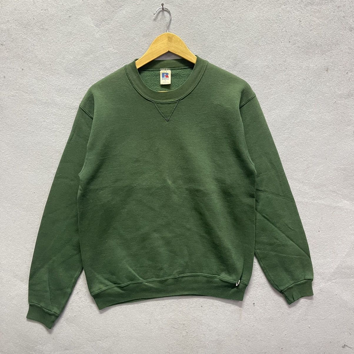 Russell Athletic Vintage Russell Athletic Crewneck Sweatshirt – Forest Green Size US M / EU 48-50 / 2 - 1 Thumbnail