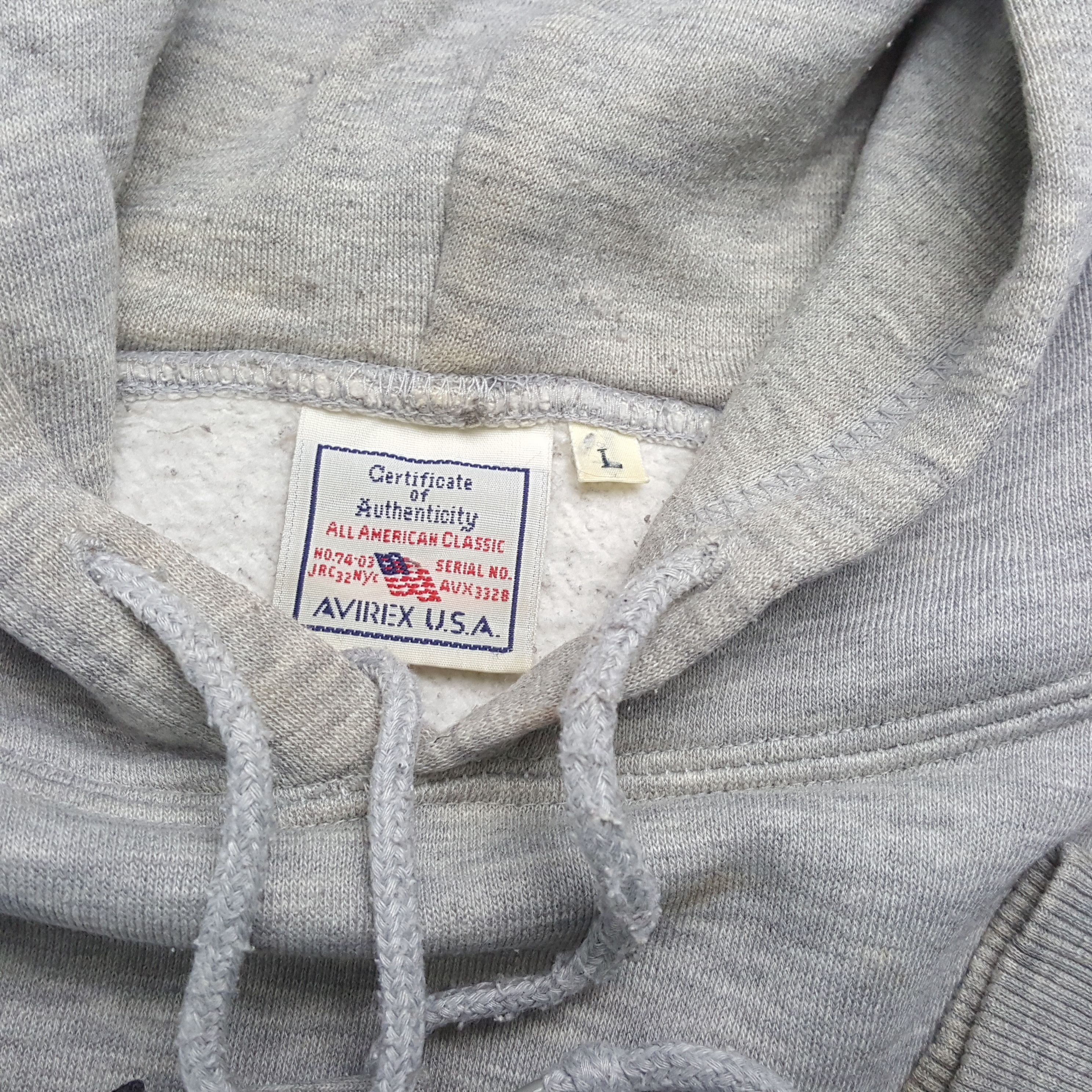 Avirex × Vintage AVIREX USA Streetwear Style Hoodies Size US L / EU 52-54 / 3 - 11 Thumbnail