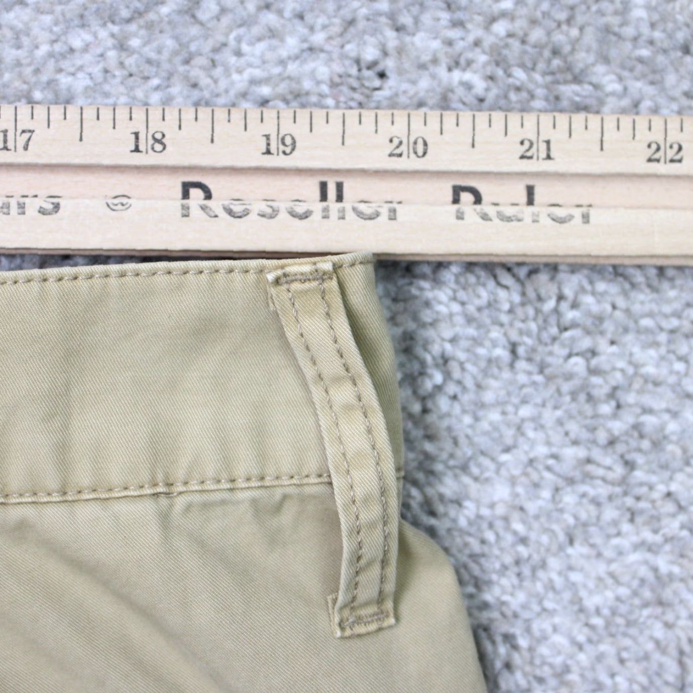 J.Crew J. Crew Pants Womens 40 x 30 Beige 100% Cotton Slouchy Boyfriend Chino Pleated Pants Size 27" / US 4 / IT 40 - 7 Thumbnail