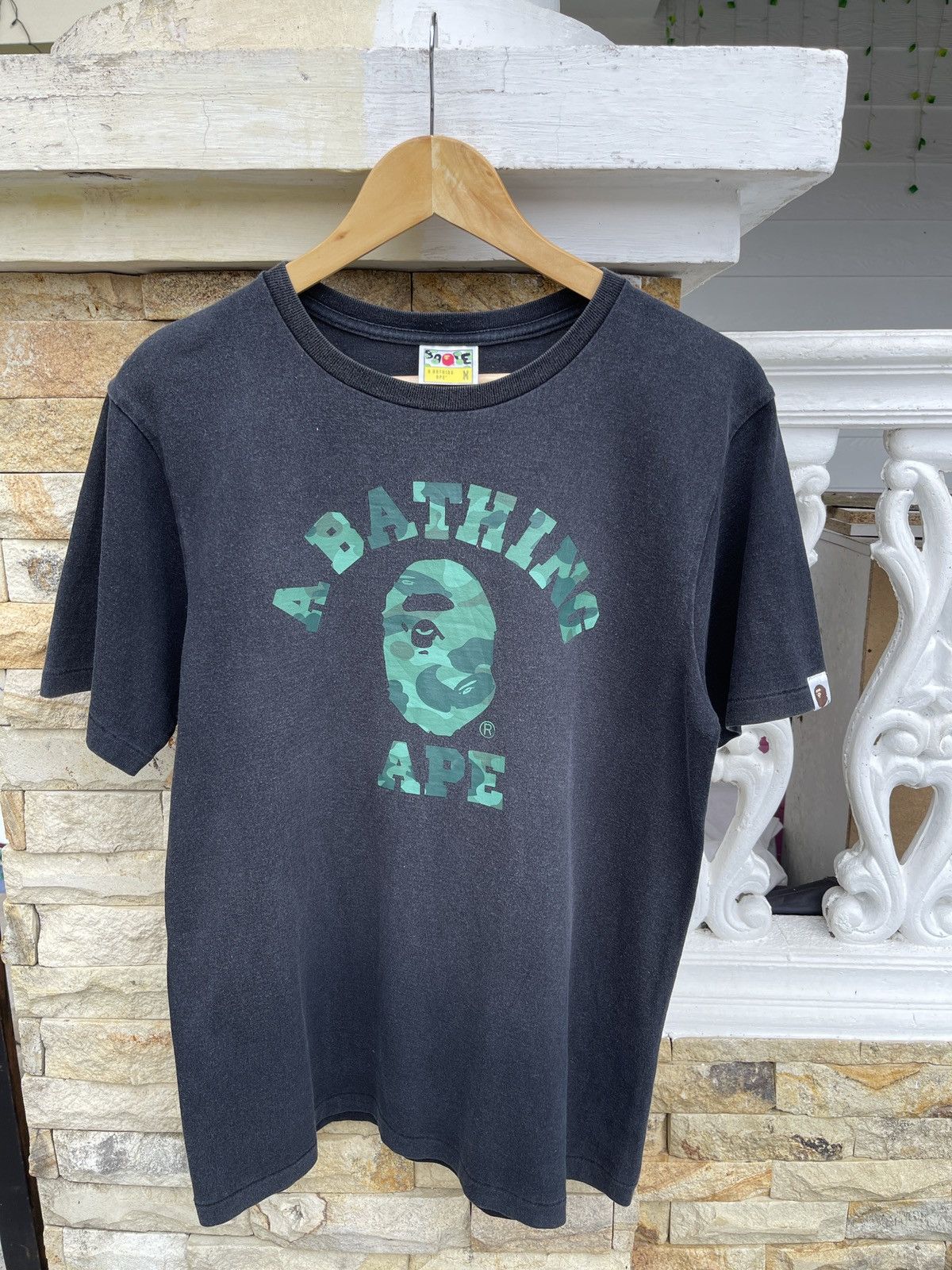 Last Drop🔥Rare🔥Vintage A BATHING APE Big Logo Tee