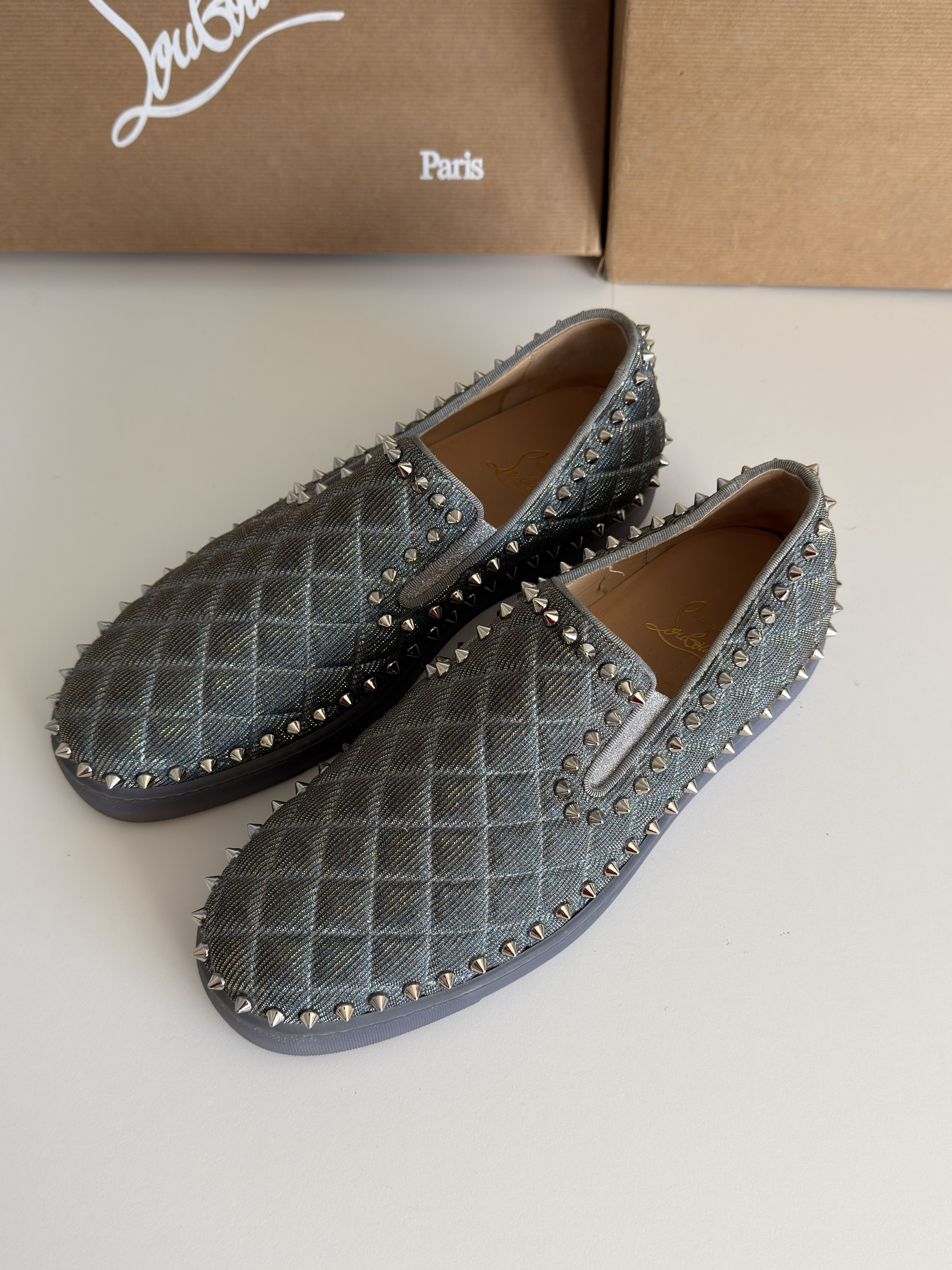 Christian Louboutin Louboutin spike slipons Size US 8 / EU 41 - 3 Thumbnail