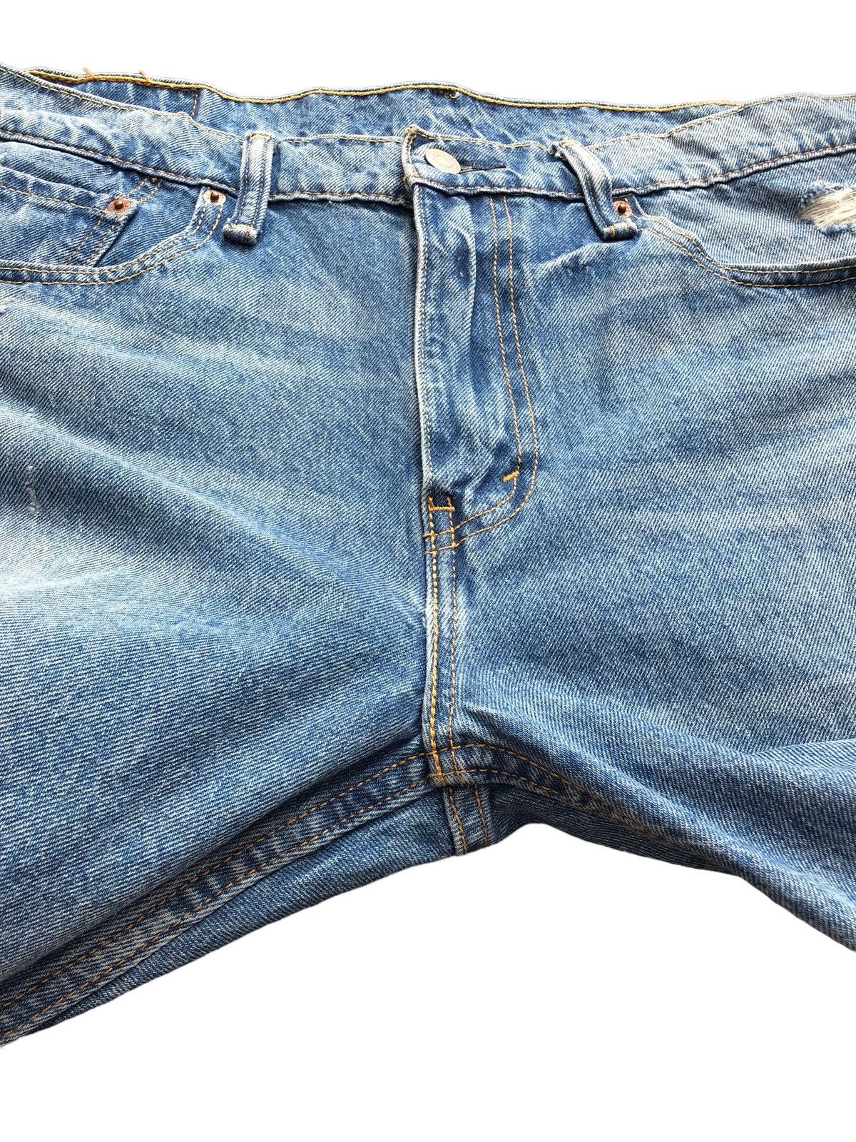 Levi's Vintage Levi's 502 Distressed Ripped Denim Jeans Size US 37 - 8 Thumbnail