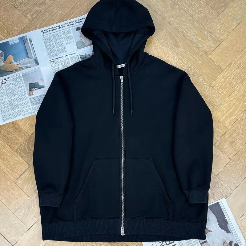 Givenchy Givenchy Black Zip-Up Hooded Jacket 0089 Size US S / EU 44-46 / 1 - 1 Thumbnail
