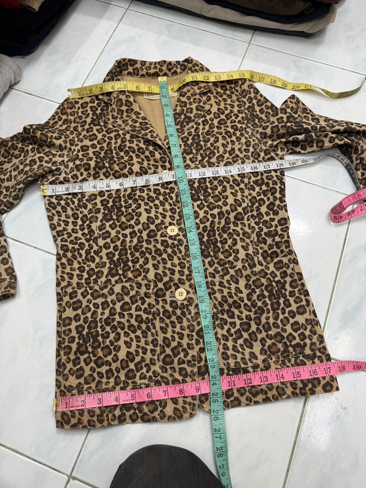 Seditionaries 🔥🔥🔥ARCHIVE UNISION CASUAL LEOPARD JACKET Size M / US 6-8 / IT 42-44 - 12 Thumbnail