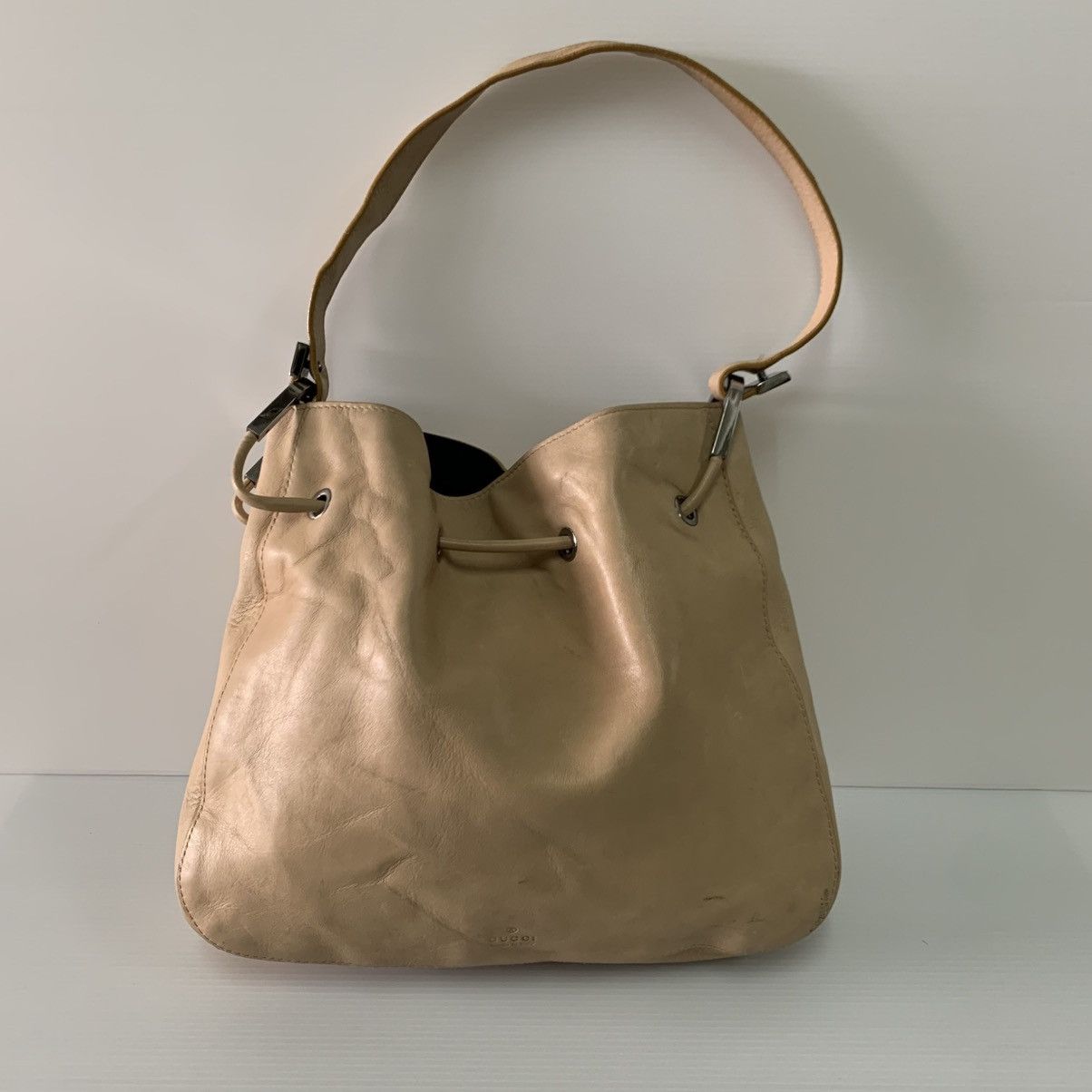 Gucci Gucci Shoulder Leather Hobo Handbag Size ONE SIZE - 1 Thumbnail