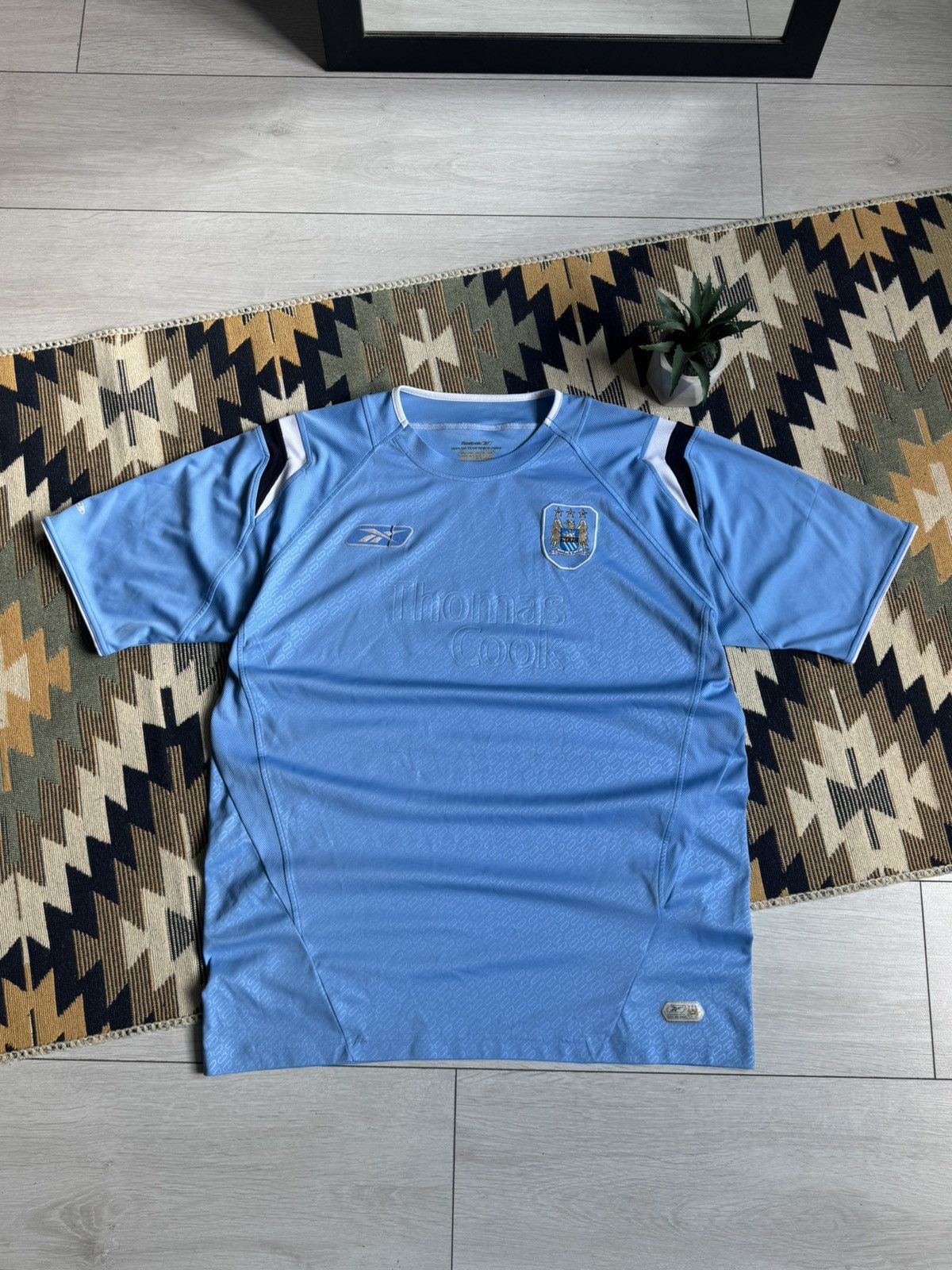 Reebok Vintage 2004/05 Manchester City Blockcore Jersey Size US XL / EU 56 / 4 - 1 Thumbnail