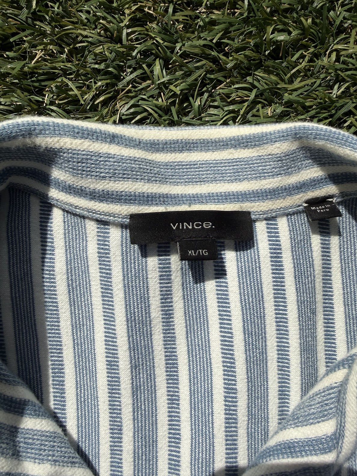 Vince Cabana Stripe Short Sleeve Shirt Size US XL / EU 56 / 4 - 2 Thumbnail