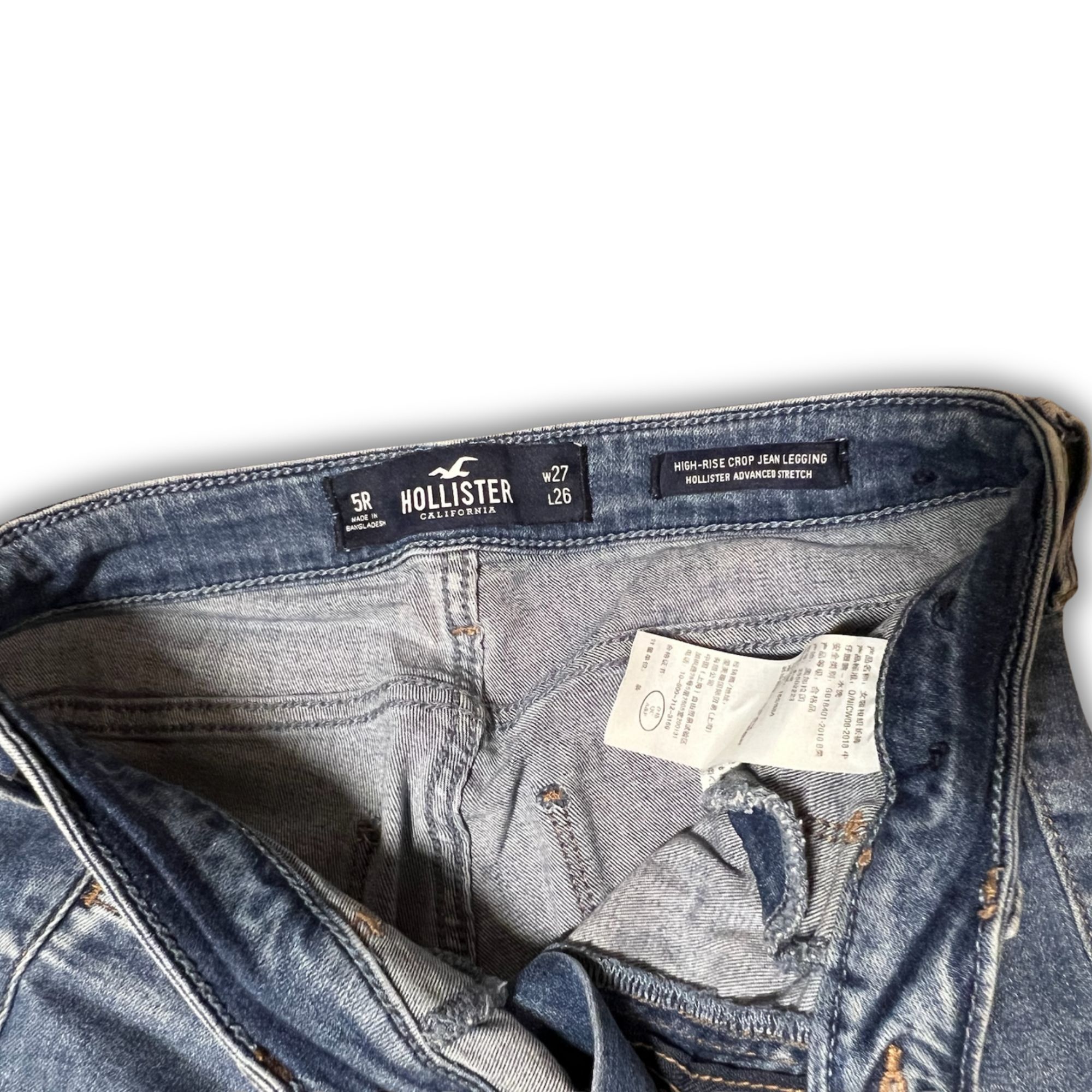 Hollister Hollister High-Rise Crop Jean Legging Advanced Stretch Size Size 27" / US 4 / IT 40 - 4 Thumbnail