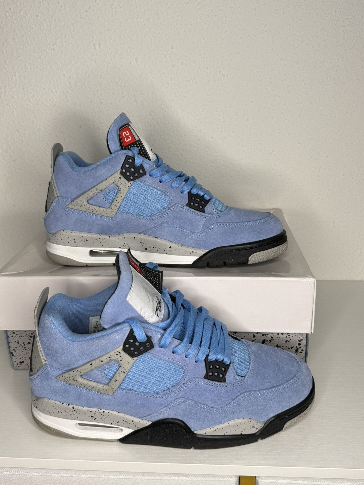 Nike Jordan 4 Retro University Blue Size US 9 / EU 42 - 6 Thumbnail
