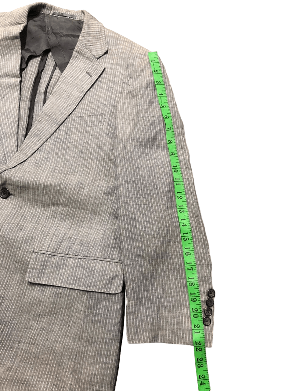 Burberry Burberry Blazers Coat Jacket Grey Striped Size US M / EU 48-50 / 2 - 18 Thumbnail