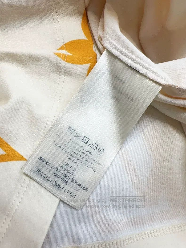 Louis Vuitton Louis Vuitton Orange big logo lotus leaf sleeve gradient p Size M / US 6-8 / IT 42-44 - 7 Thumbnail
