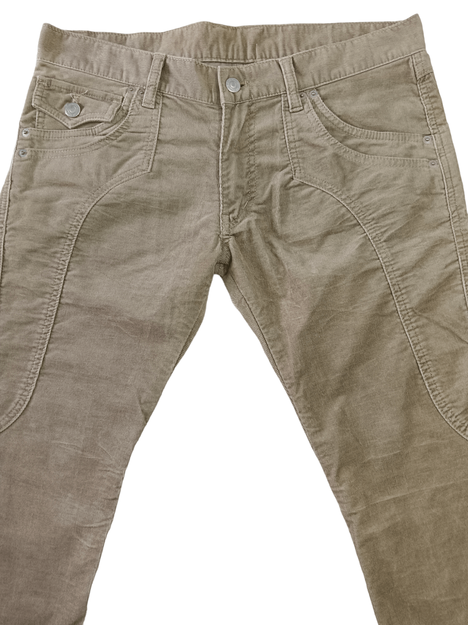 SCOOP Scoopman Low Rise Corduroy Flared Pants Size US 32 / EU 48 - 2 Thumbnail