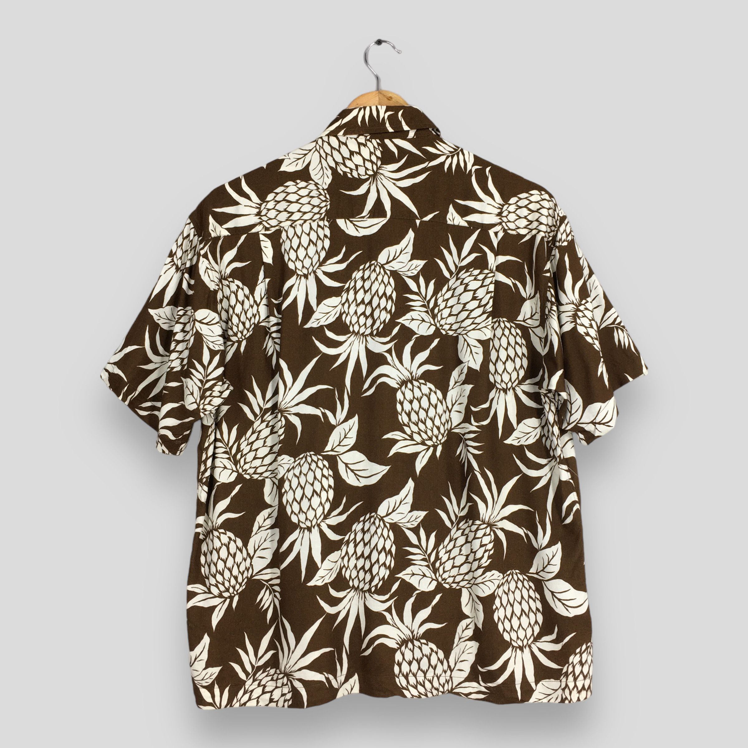 Life's a Beach Hawaiian Pineapples Aloha Tropical Rayon Shirt Medium Size US M / EU 48-50 / 2 - 7 Thumbnail