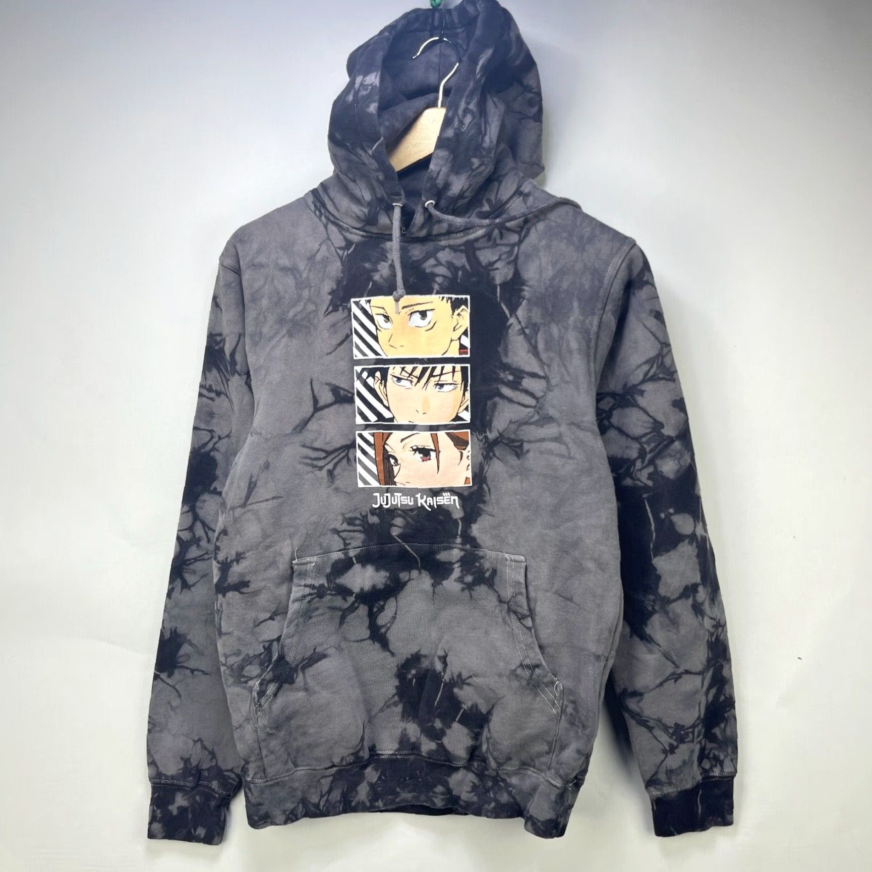 Vintage VINTAGE Jujutsu Kaisen Anime Hoodie Shirt Mens S Black Pullover 90s Spirit Anime Sweatshirt Size US S / EU 44-46 / 1 - 2 Thumbnail