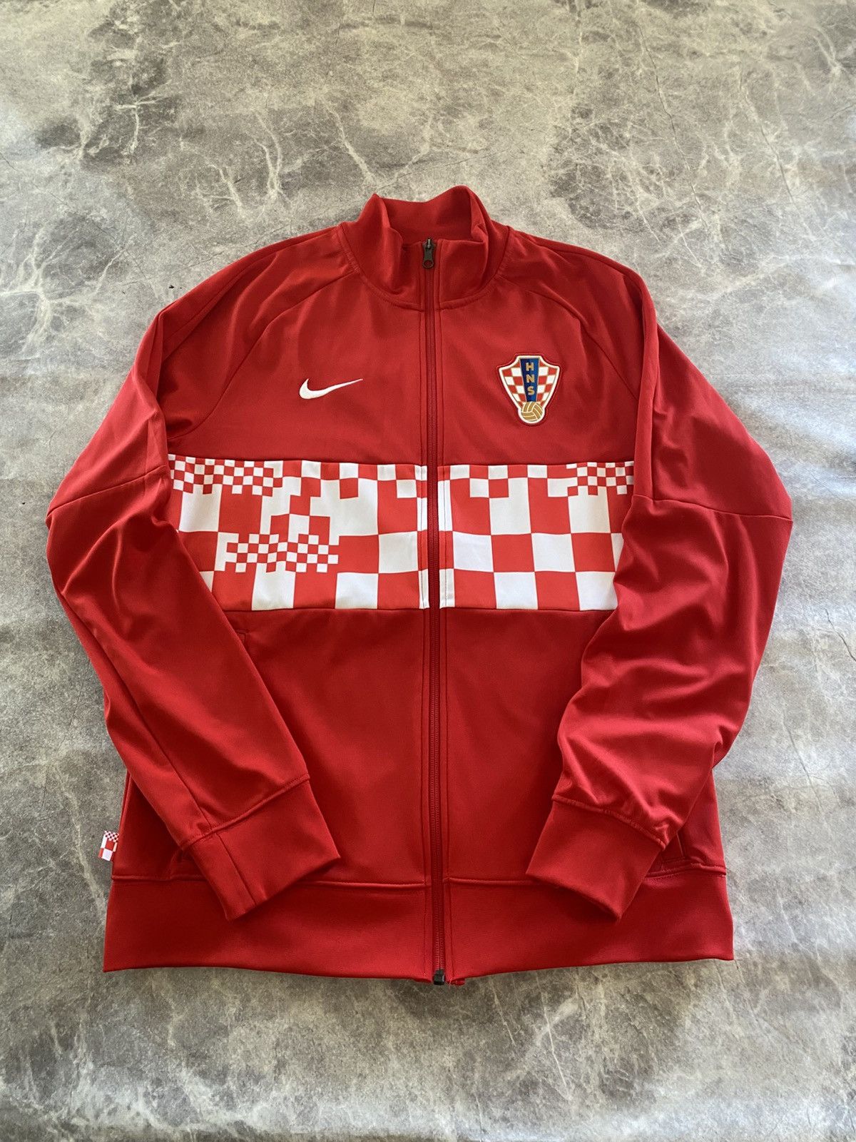Nike Croatia National Team Euro 2020/2021 Track Jacket Size: M Size US M / EU 48-50 / 2 - 1 Thumbnail