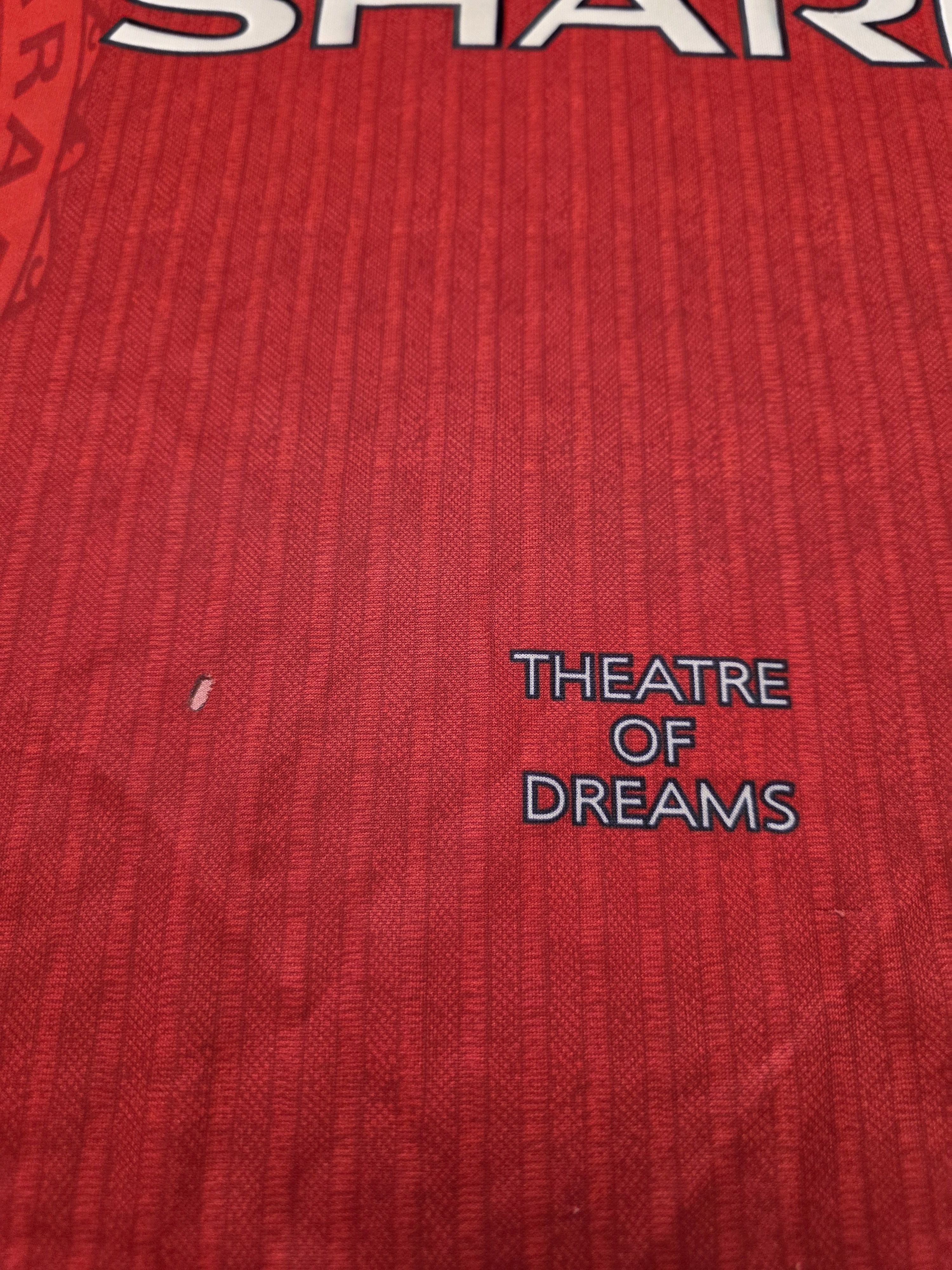 Vintage MANCHESTER UNITED 1996 1998 HOME FOOTBALL SOCCER JERSEY Size US M / EU 48-50 / 2 - 5 Thumbnail